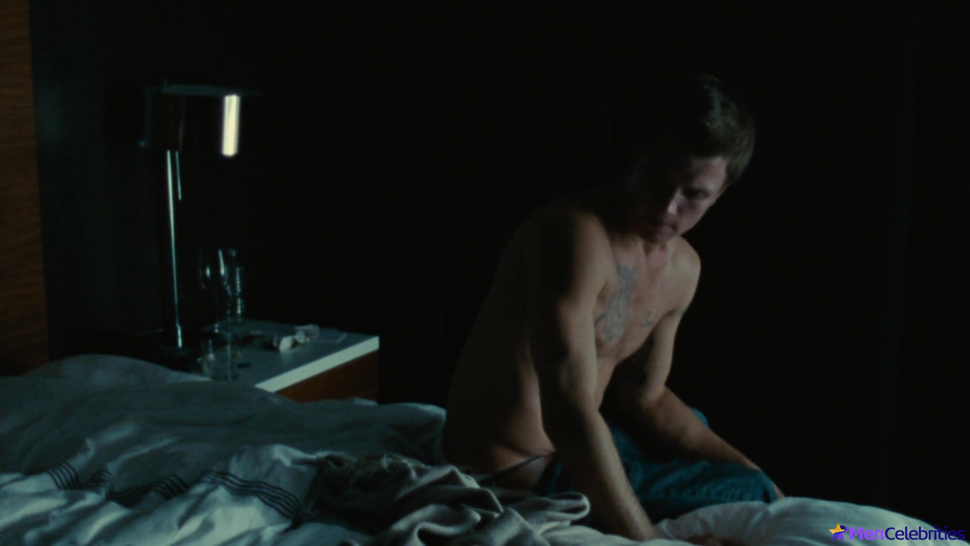 Zachary Booth shirtless