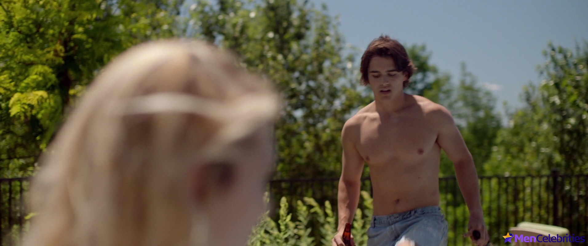 Charlie Gillespie shirtless
