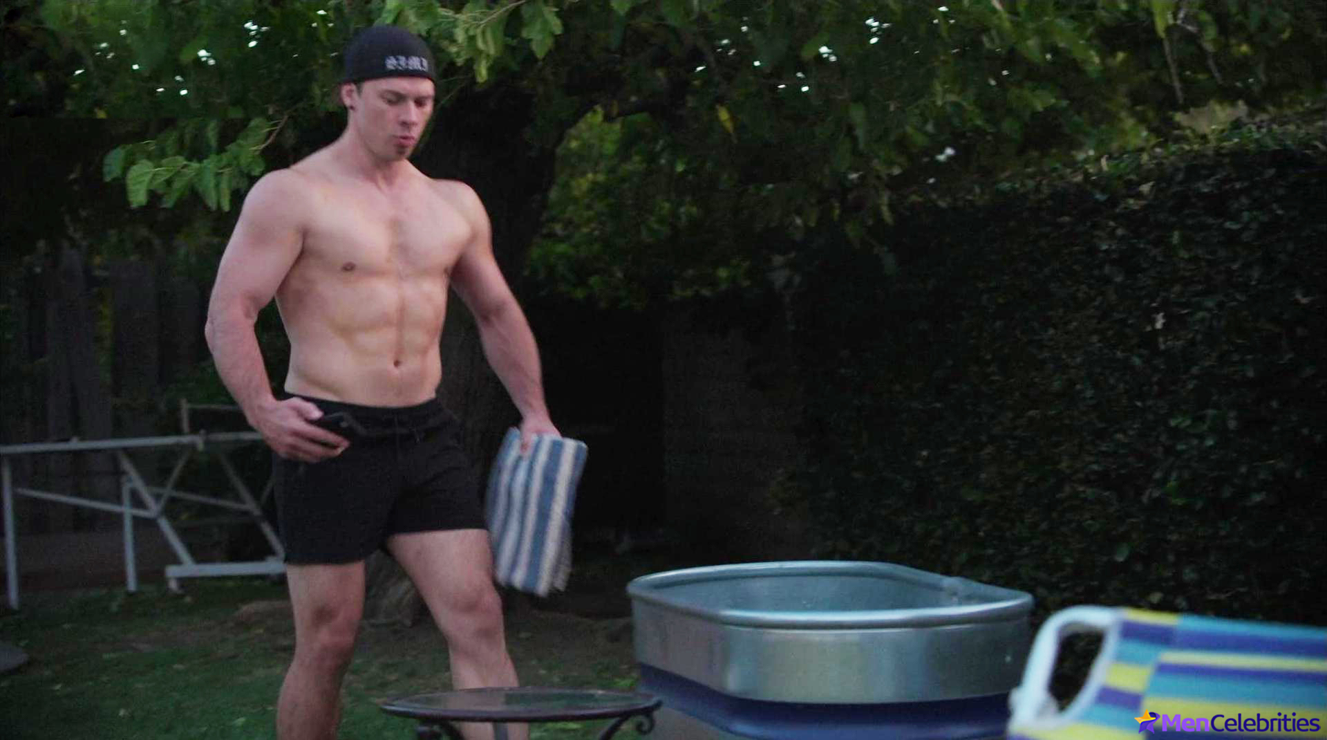 Jimmy Tatro shirtless