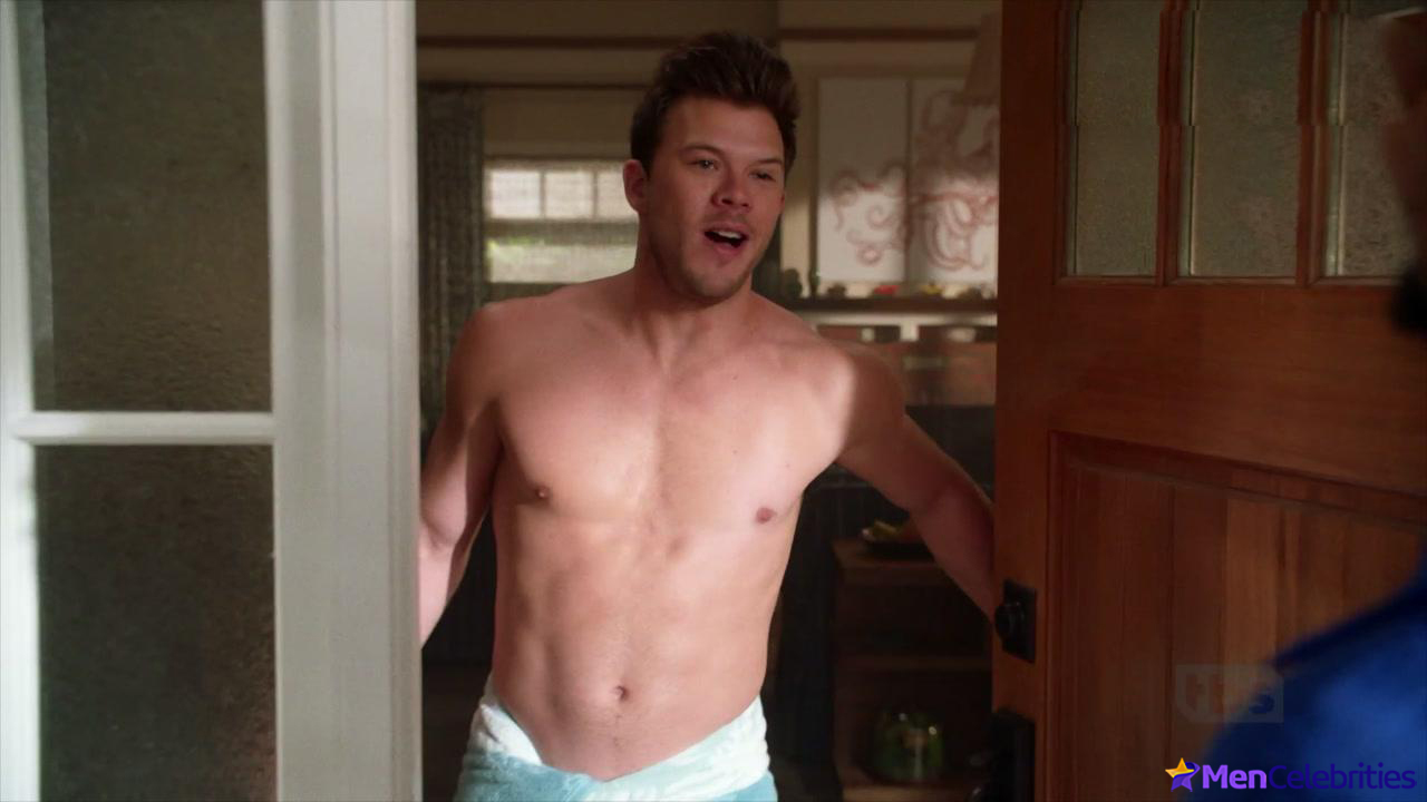 Jimmy Tatro shirtless