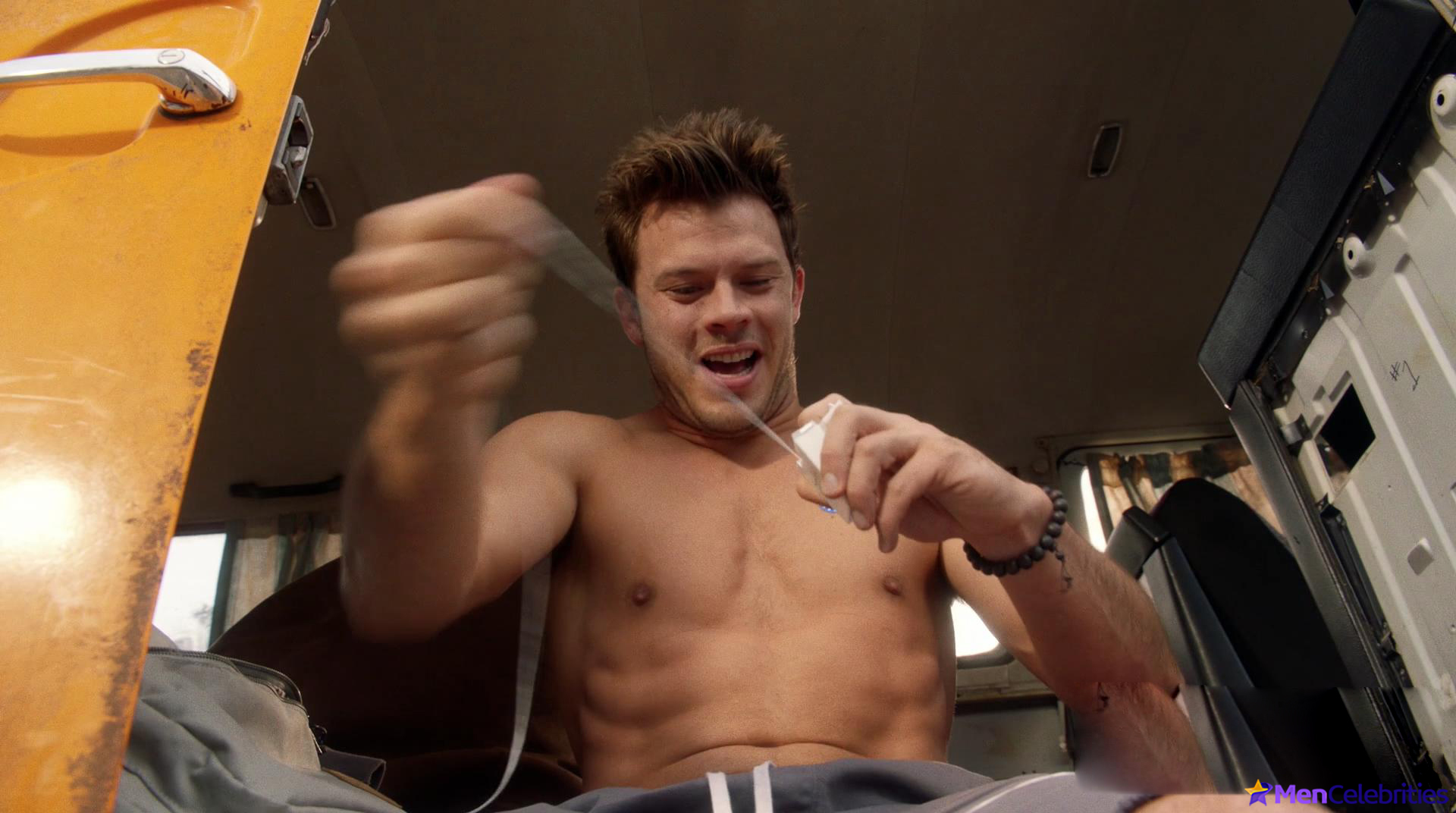Jimmy Tatro shirtless