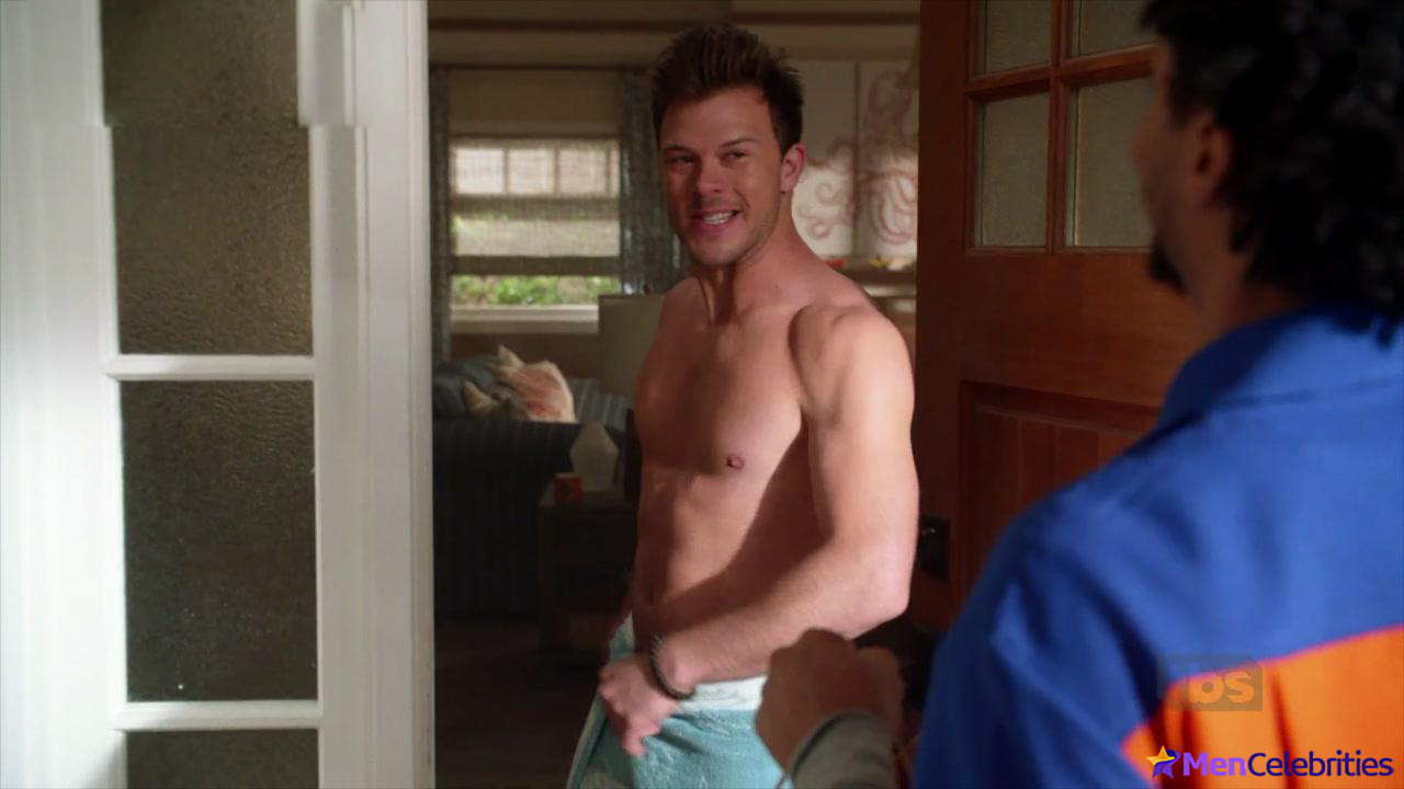 Jimmy Tatro shirtless