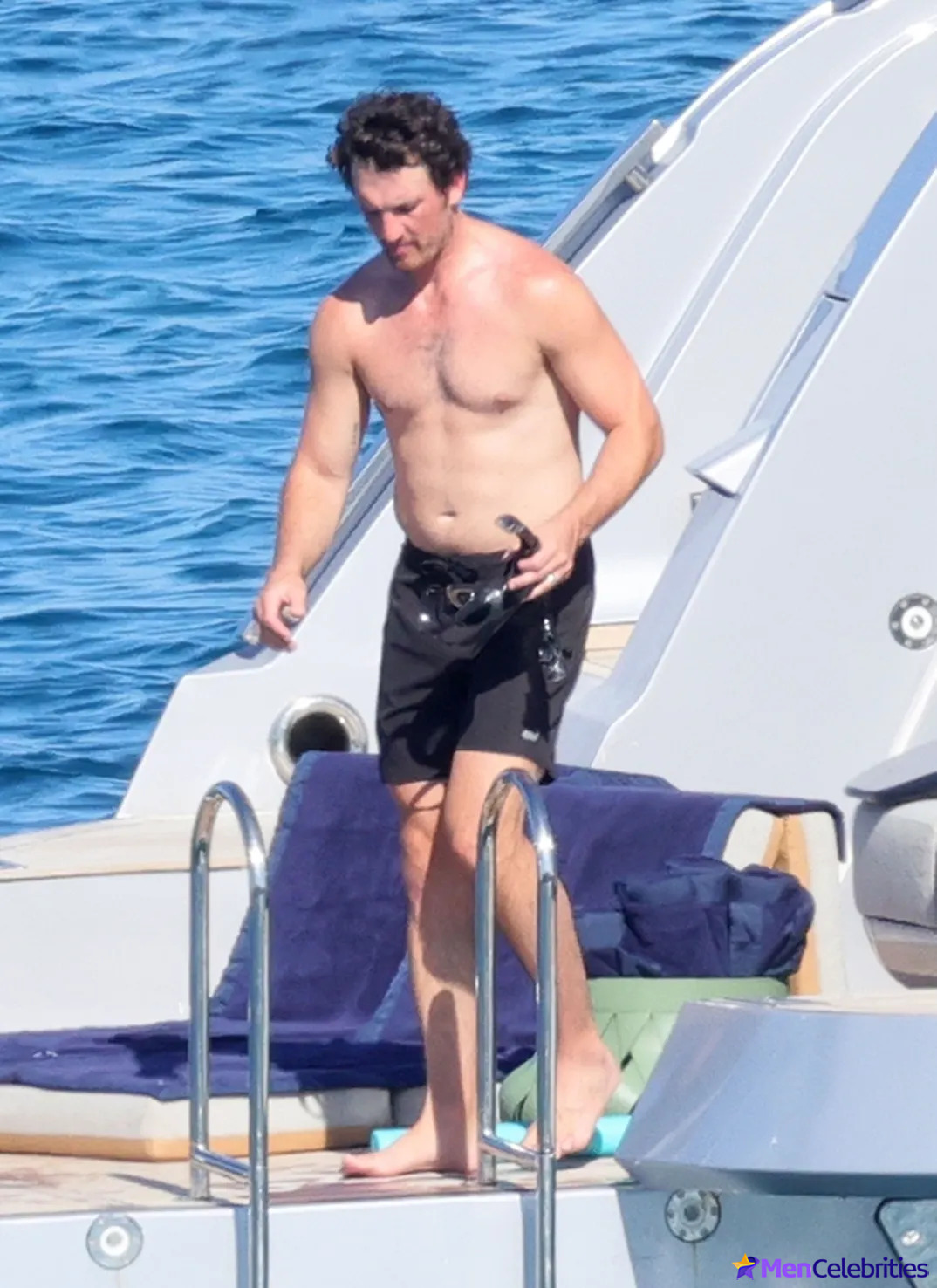 Miles Teller shirtless