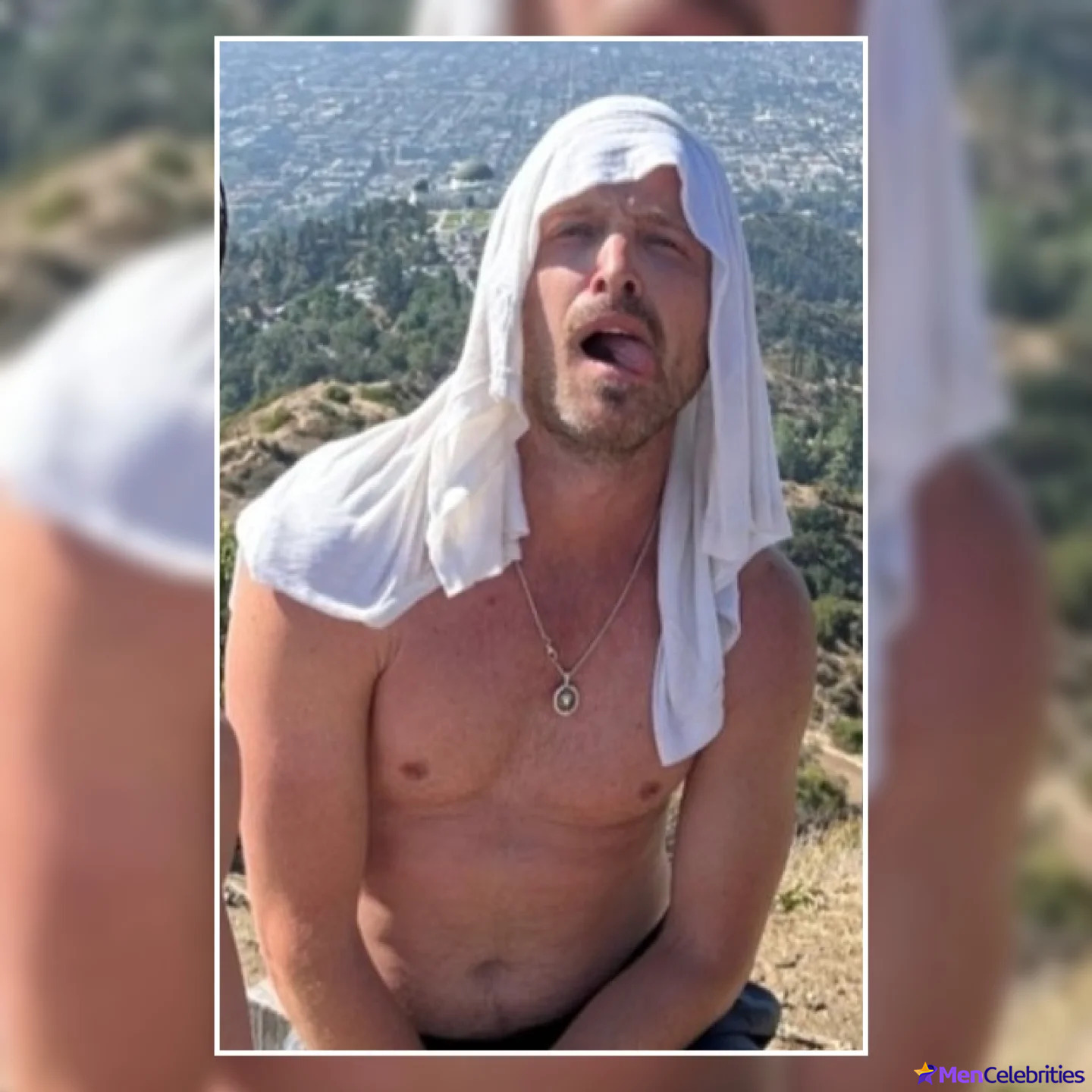 Aaron Paul shirtless pics