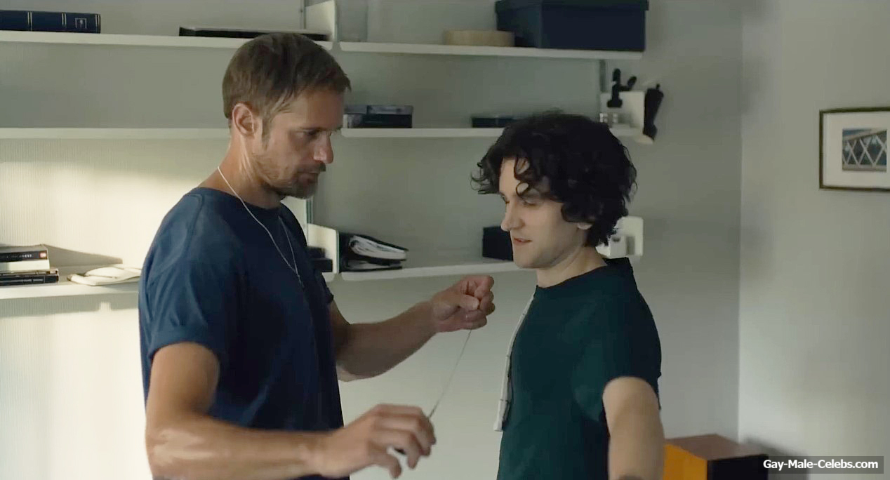 Alexander Skarsgrd and Harry Melling in Pillion