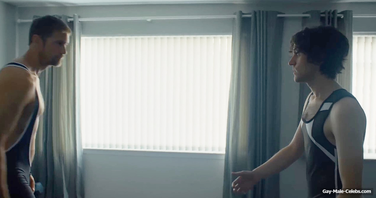 Alexander Skarsgrd and Harry Melling in Pillion