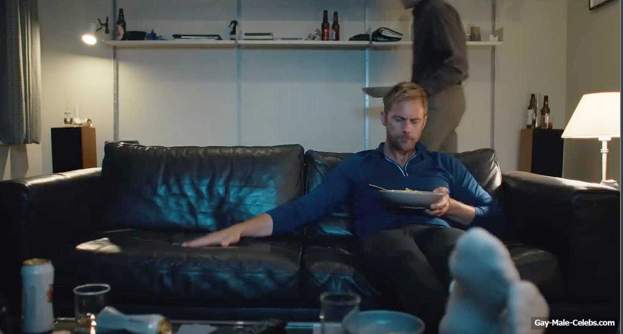 Alexander Skarsgrd and Harry Melling in Pillion