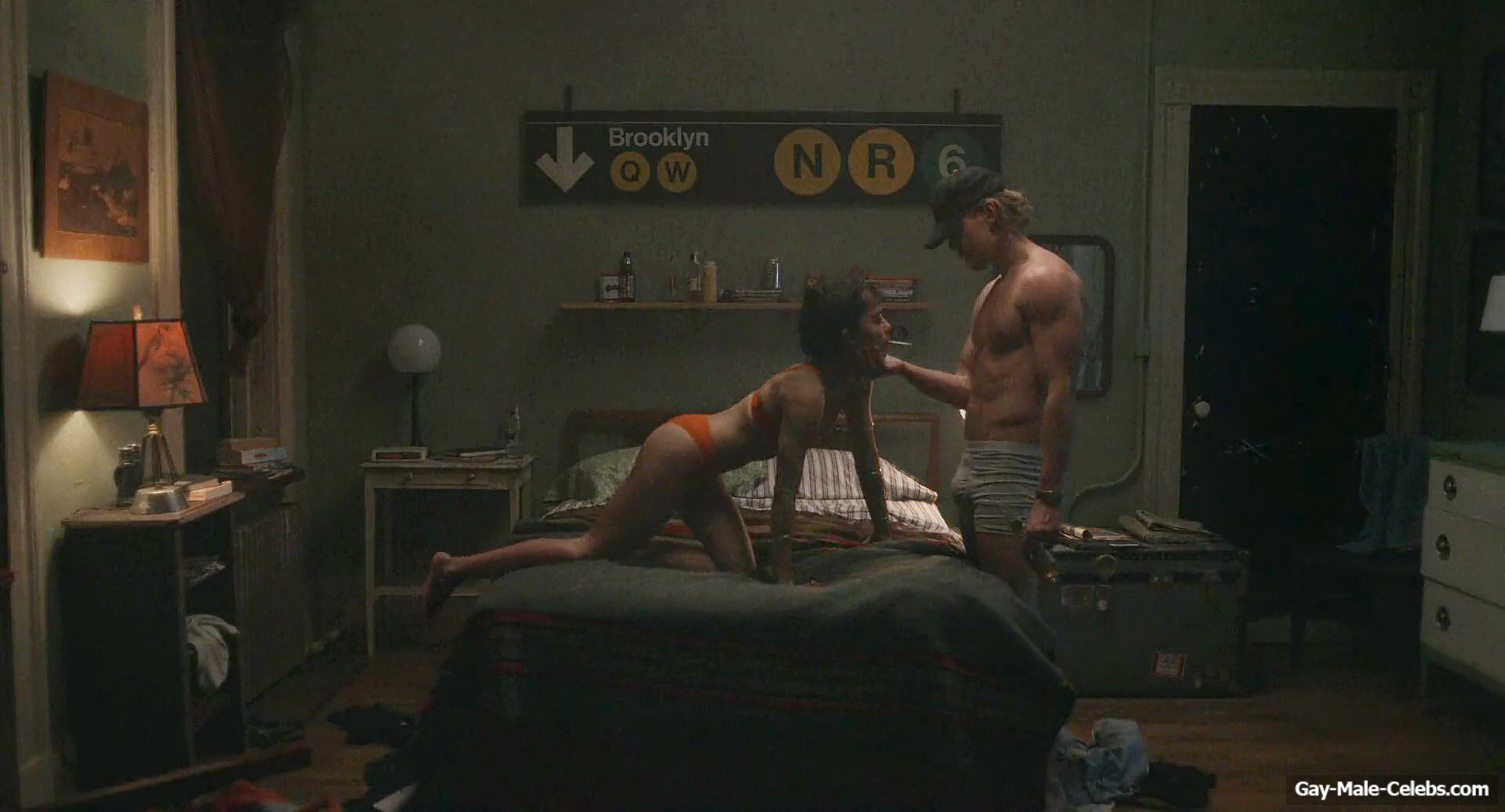 Austin Butler nude in Caught Stealing