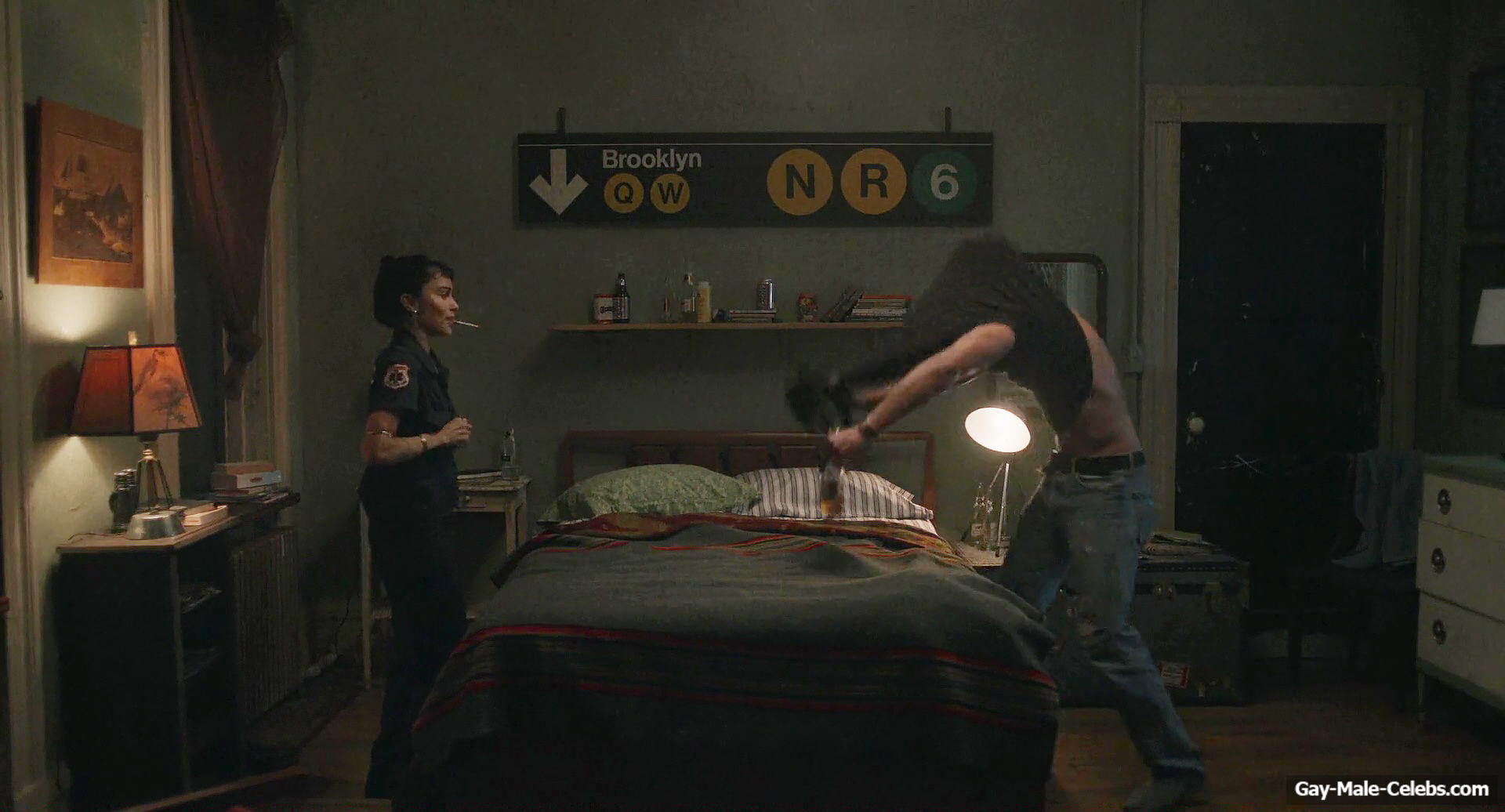 Austin Butler nude in Caught Stealing