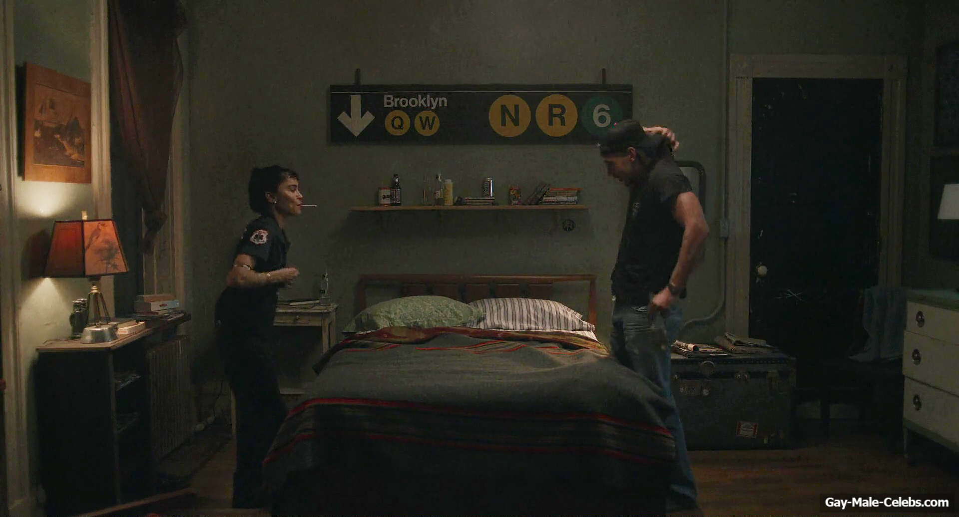 Austin Butler nude in Caught Stealing