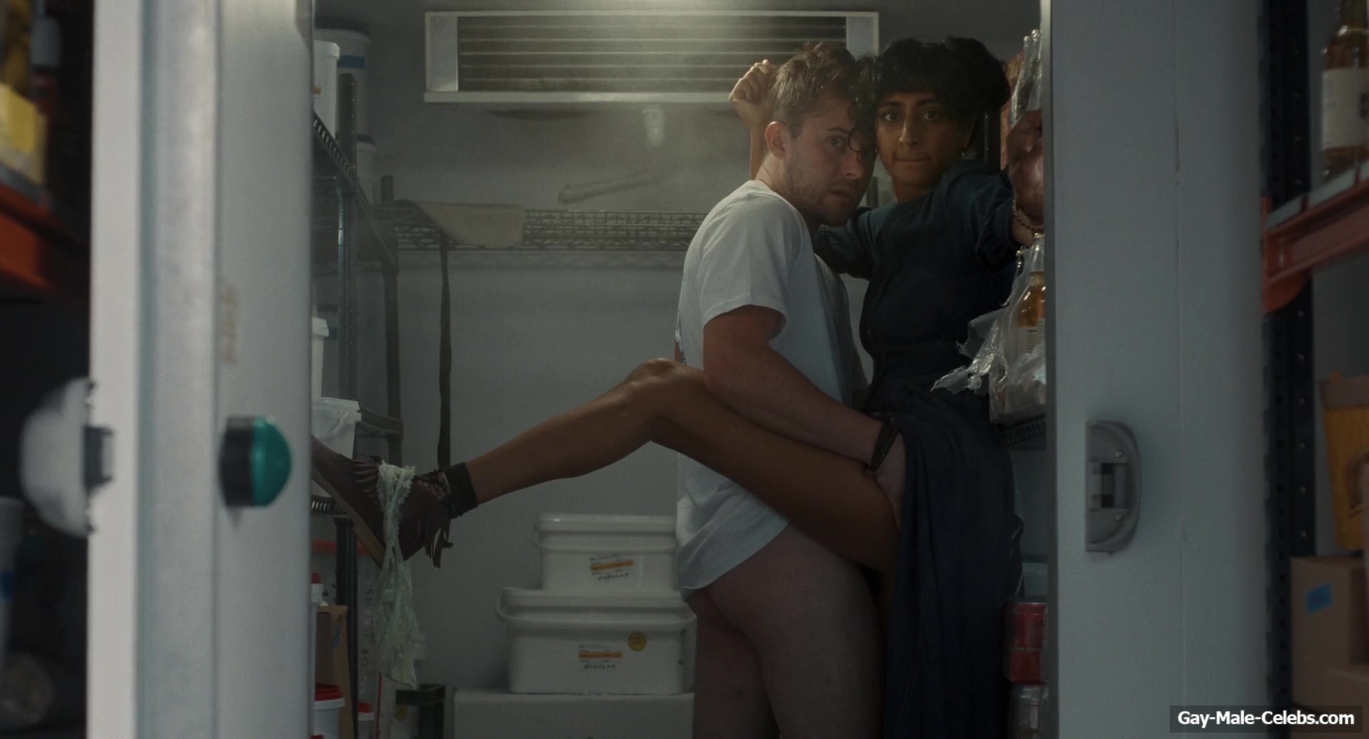 Benedict Cumberbatch shirtless in The Roses