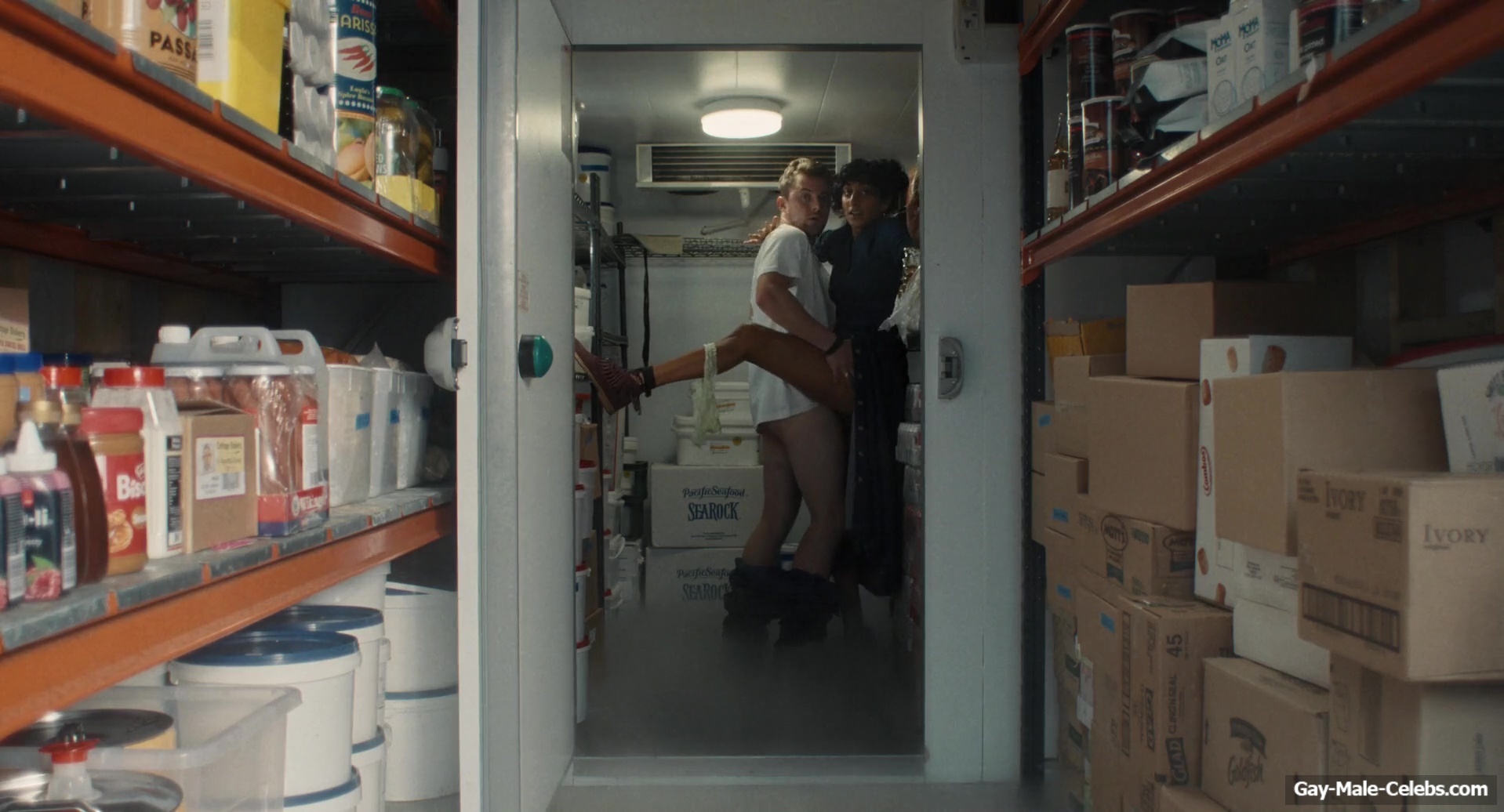 Benedict Cumberbatch shirtless in The Roses