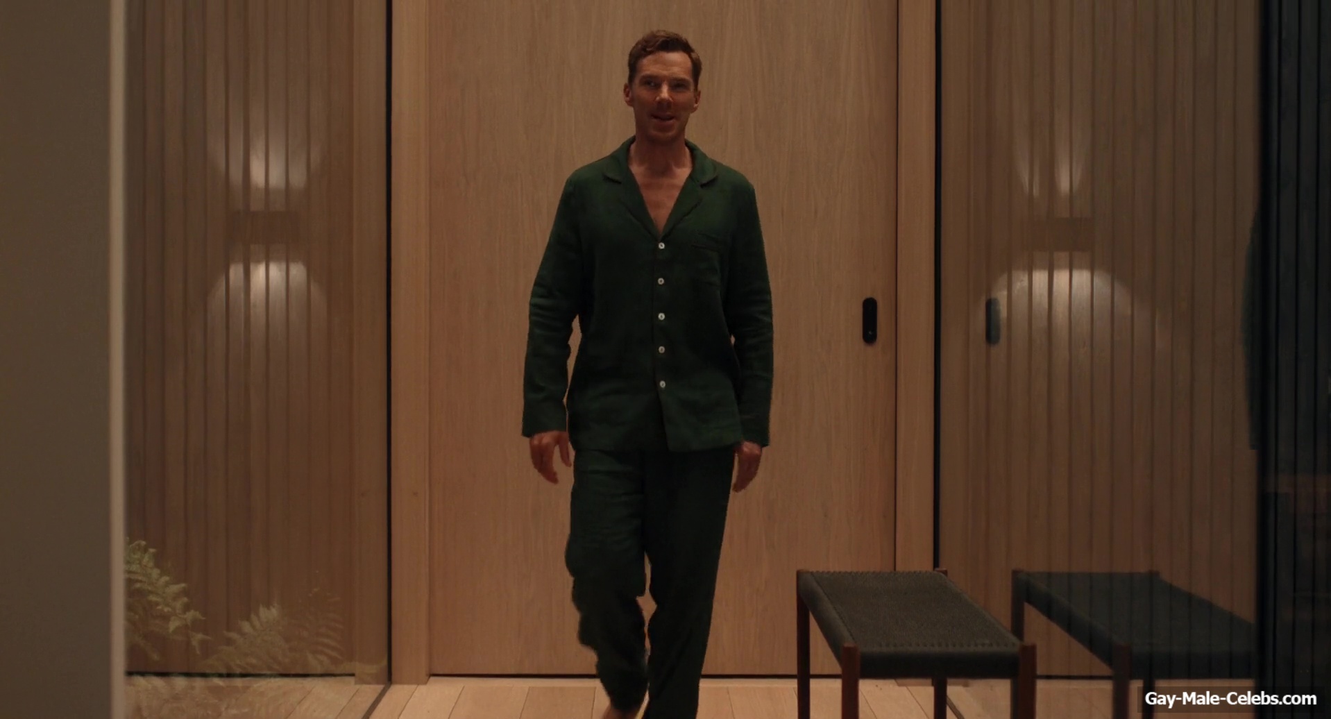 Benedict Cumberbatch shirtless in The Roses