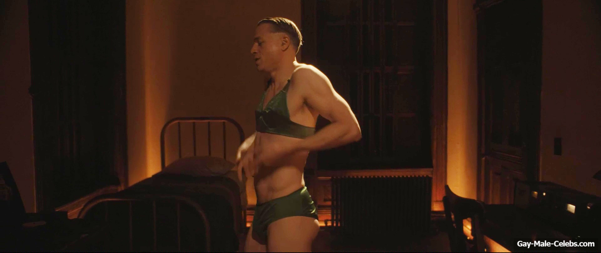 Charlie Hunnam bulge in Monster The Ed Gein Story