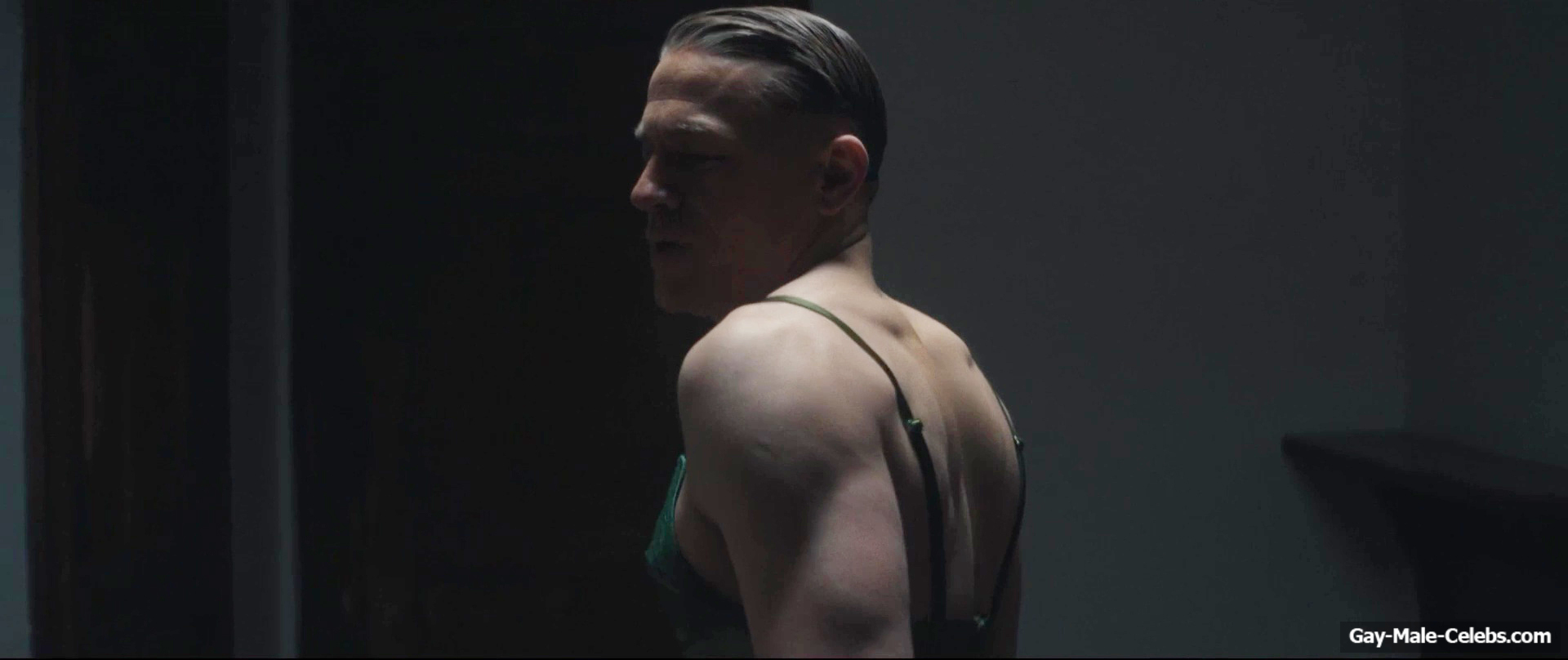 Charlie Hunnam bulge in Monster The Ed Gein Story