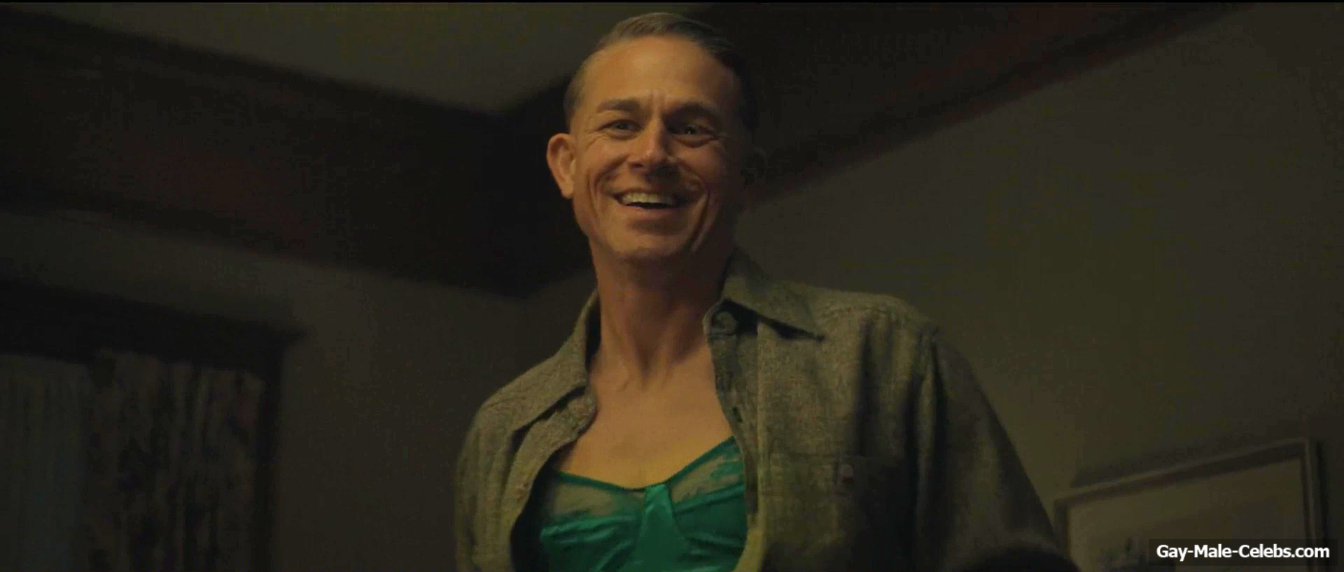 Charlie Hunnam bulge in Monster The Ed Gein Story