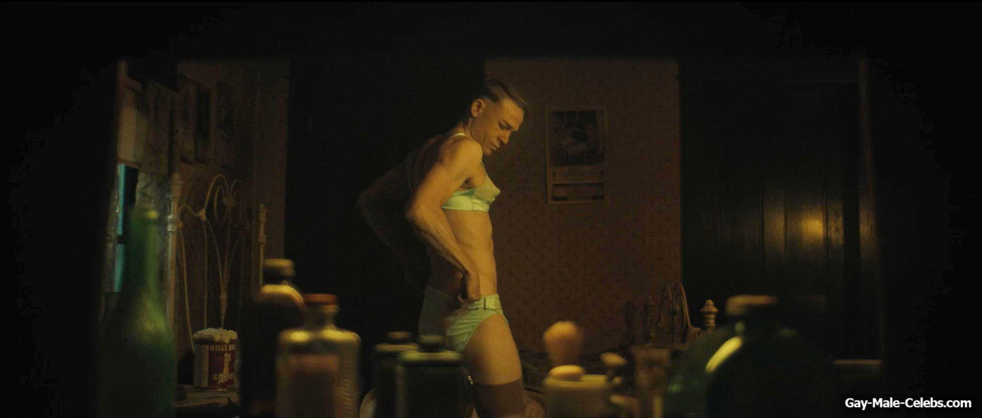 Charlie Hunnam bulge in Monster The Ed Gein Story