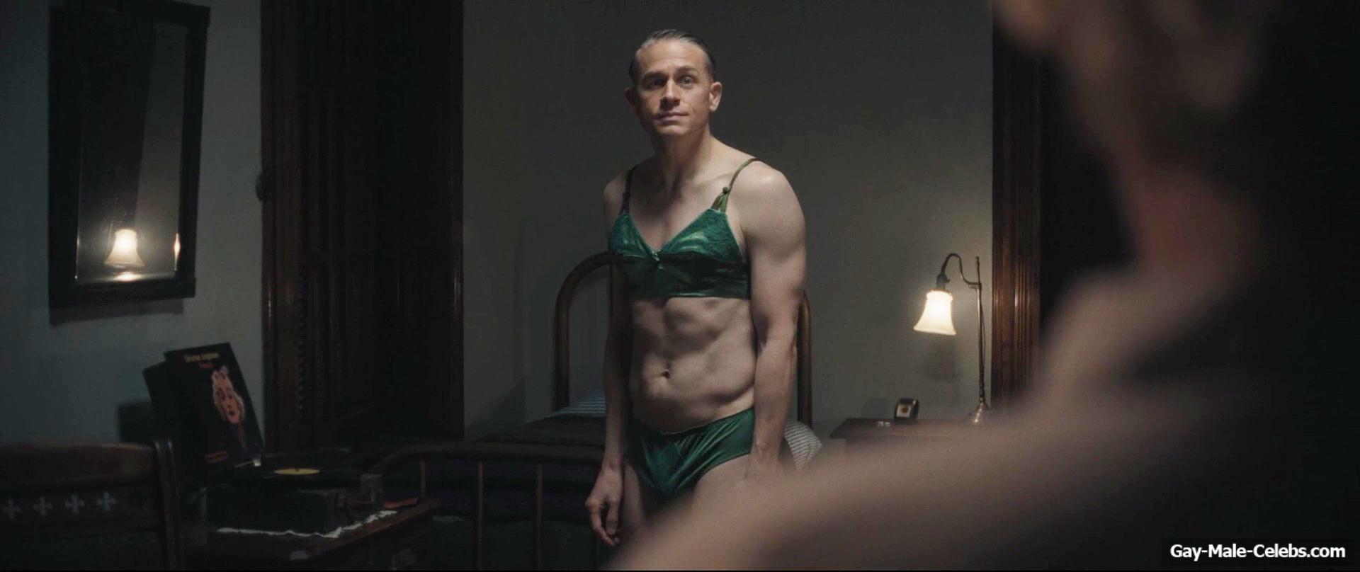 Charlie Hunnam bulge in Monster The Ed Gein Story