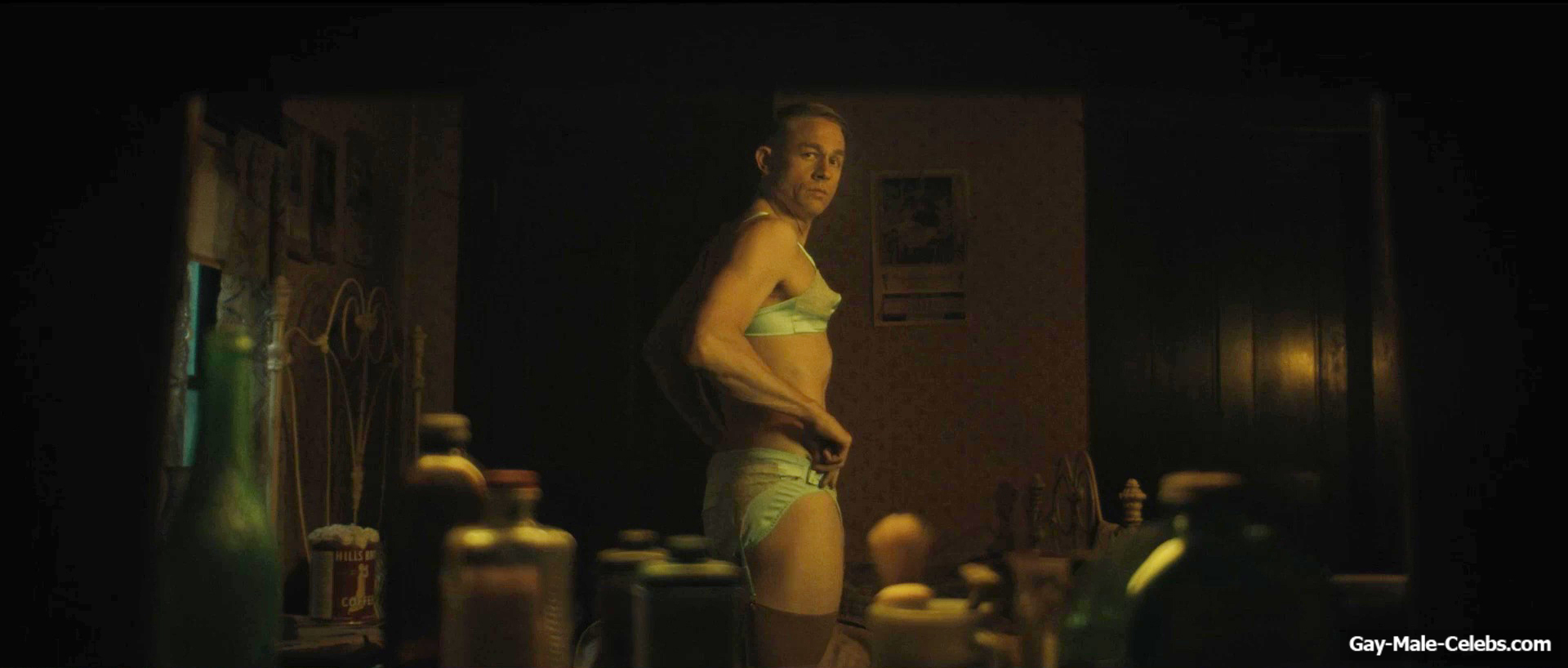 Charlie Hunnam bulge in Monster The Ed Gein Story