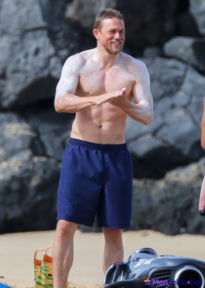 Charlie Hunnam penis shots