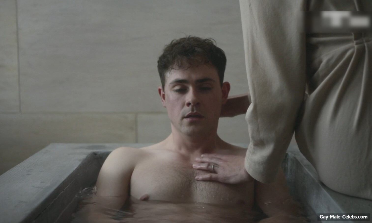 Dacre Montgomery naked in Went Up the Hill