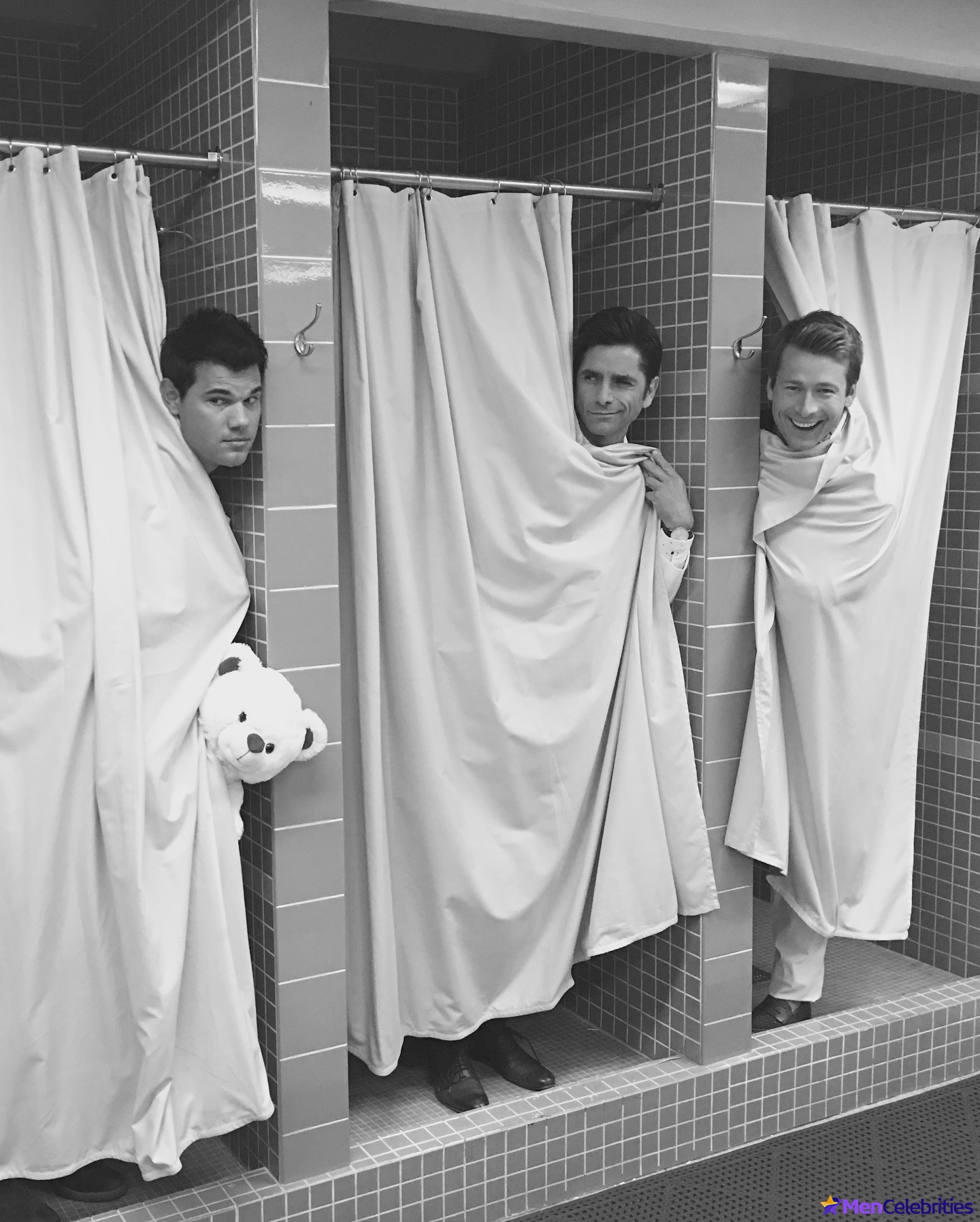 Glen Powell John Stamos Shirtless