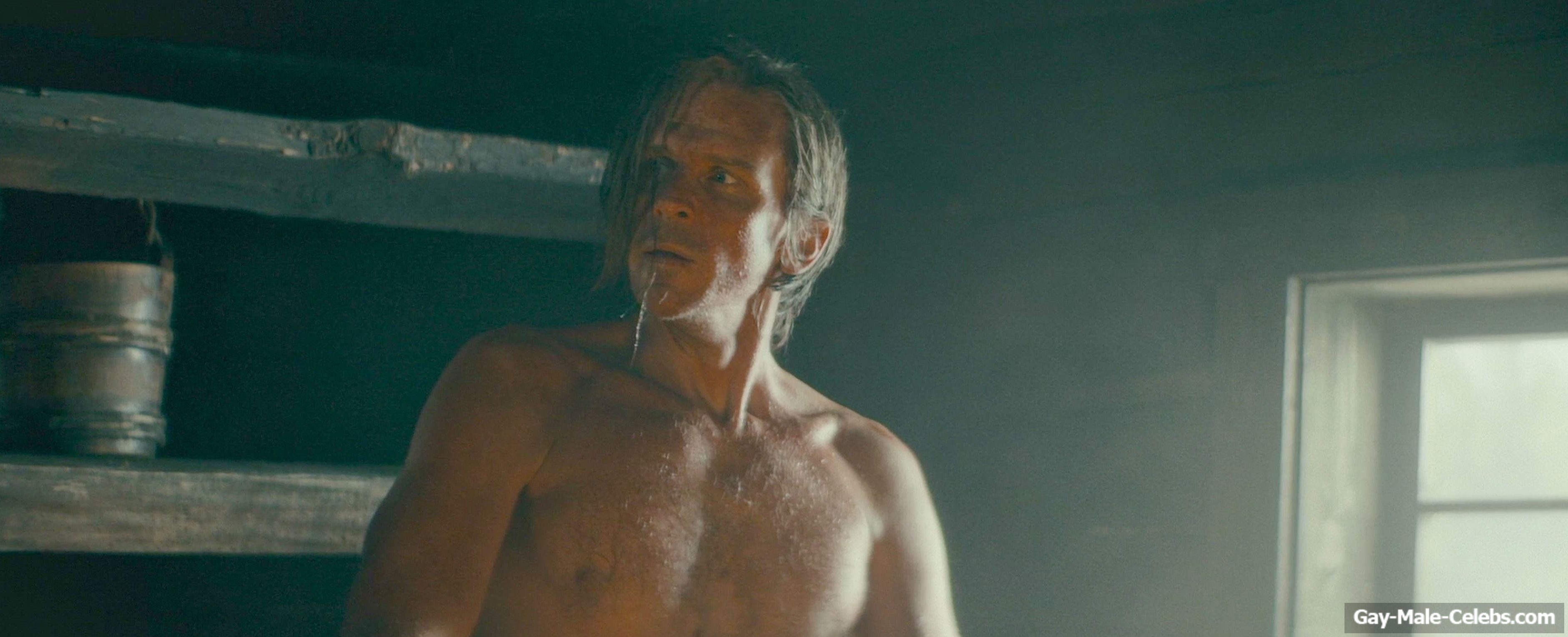 Gustaf Skarsgrd naked in To Cook a Bear