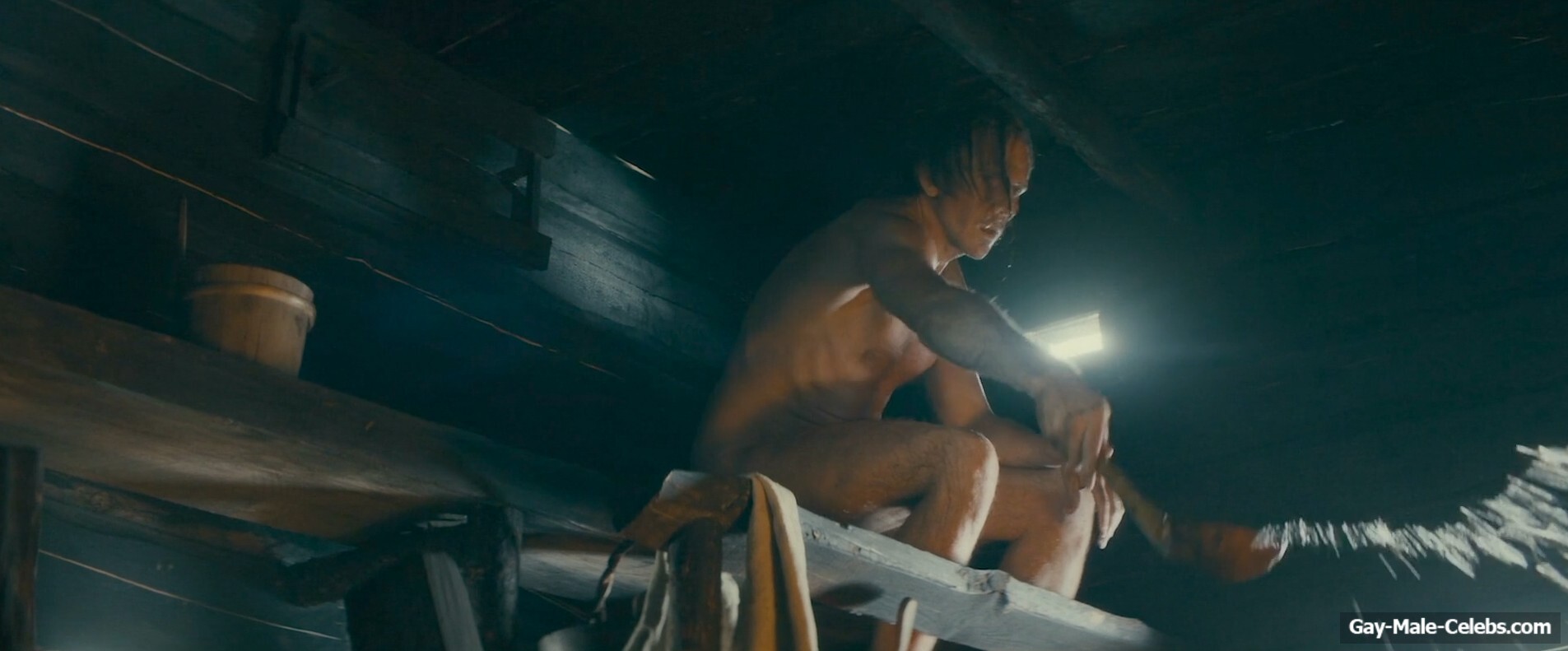 Gustaf Skarsgrd naked in To Cook a Bear