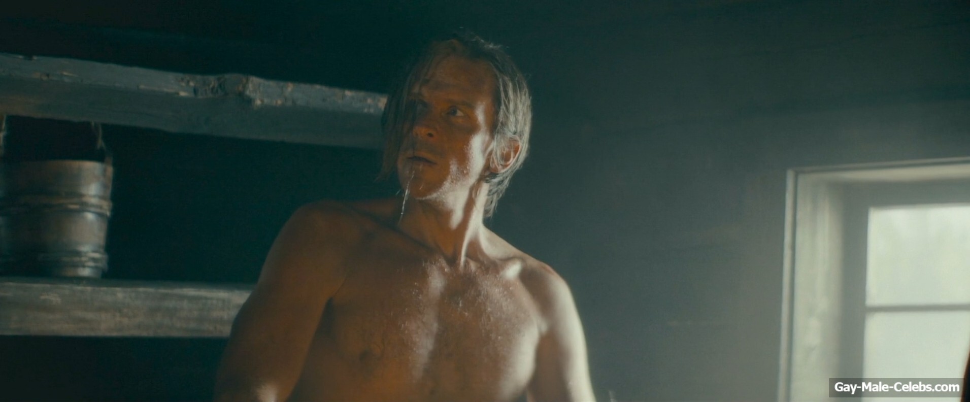 Gustaf Skarsgrd naked in To Cook a Bear