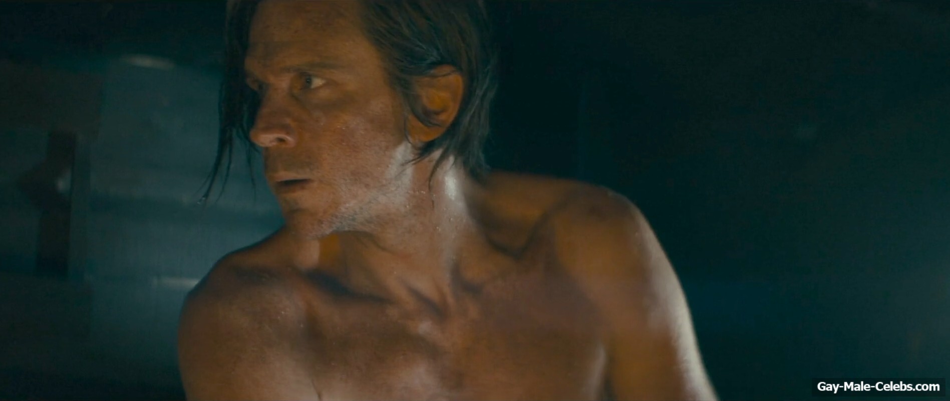 Gustaf Skarsgrd naked in To Cook a Bear