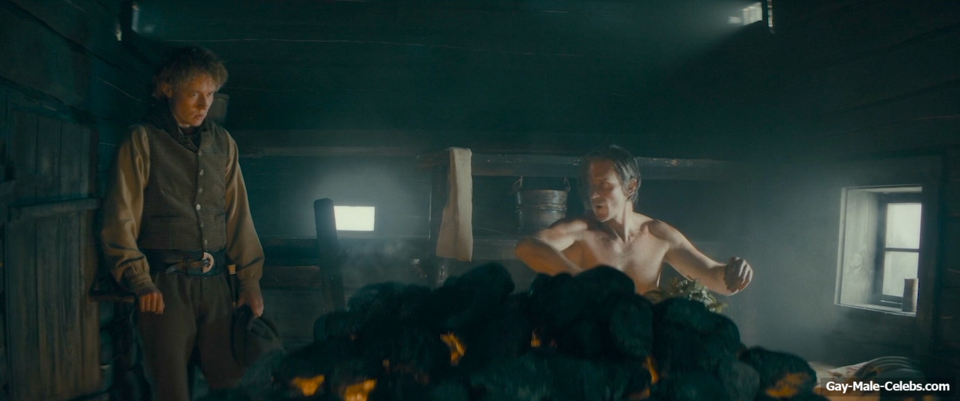 Gustaf Skarsgrd naked in To Cook a Bear