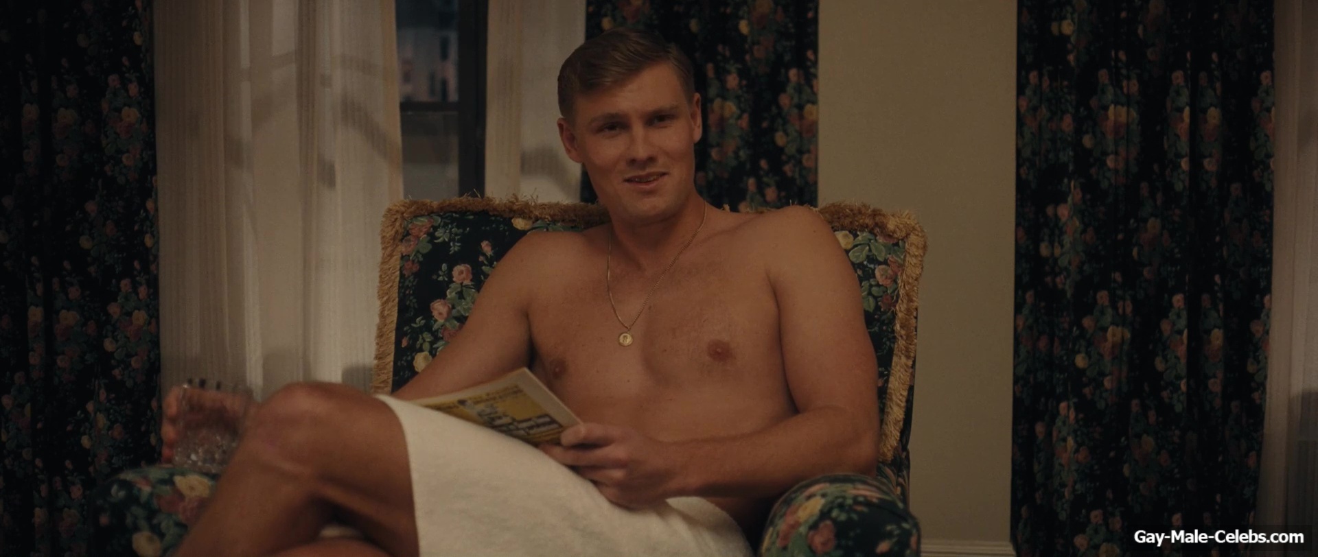 Jackie Kay shirtless