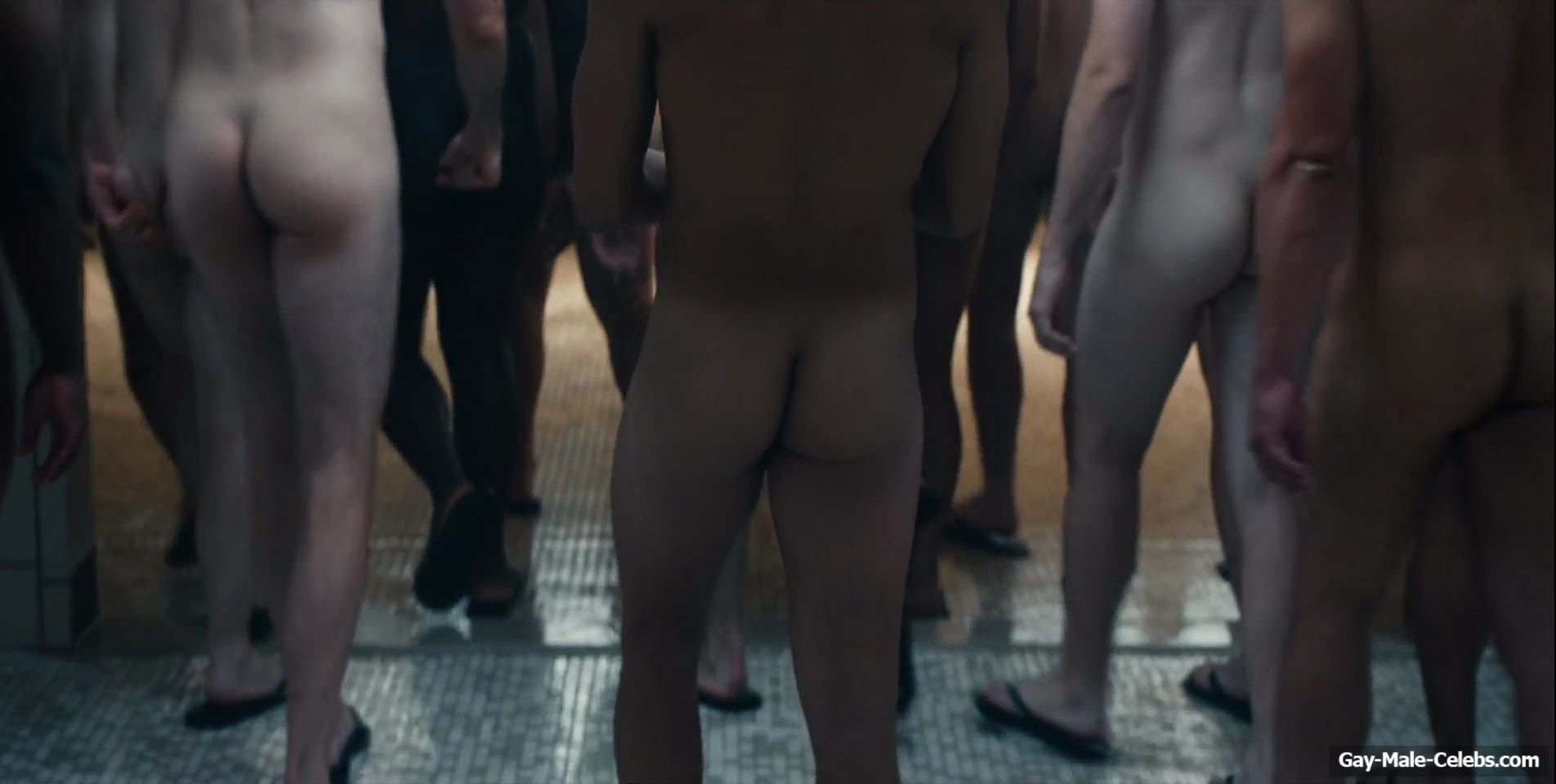 Miles Heizer nude shower in Boots