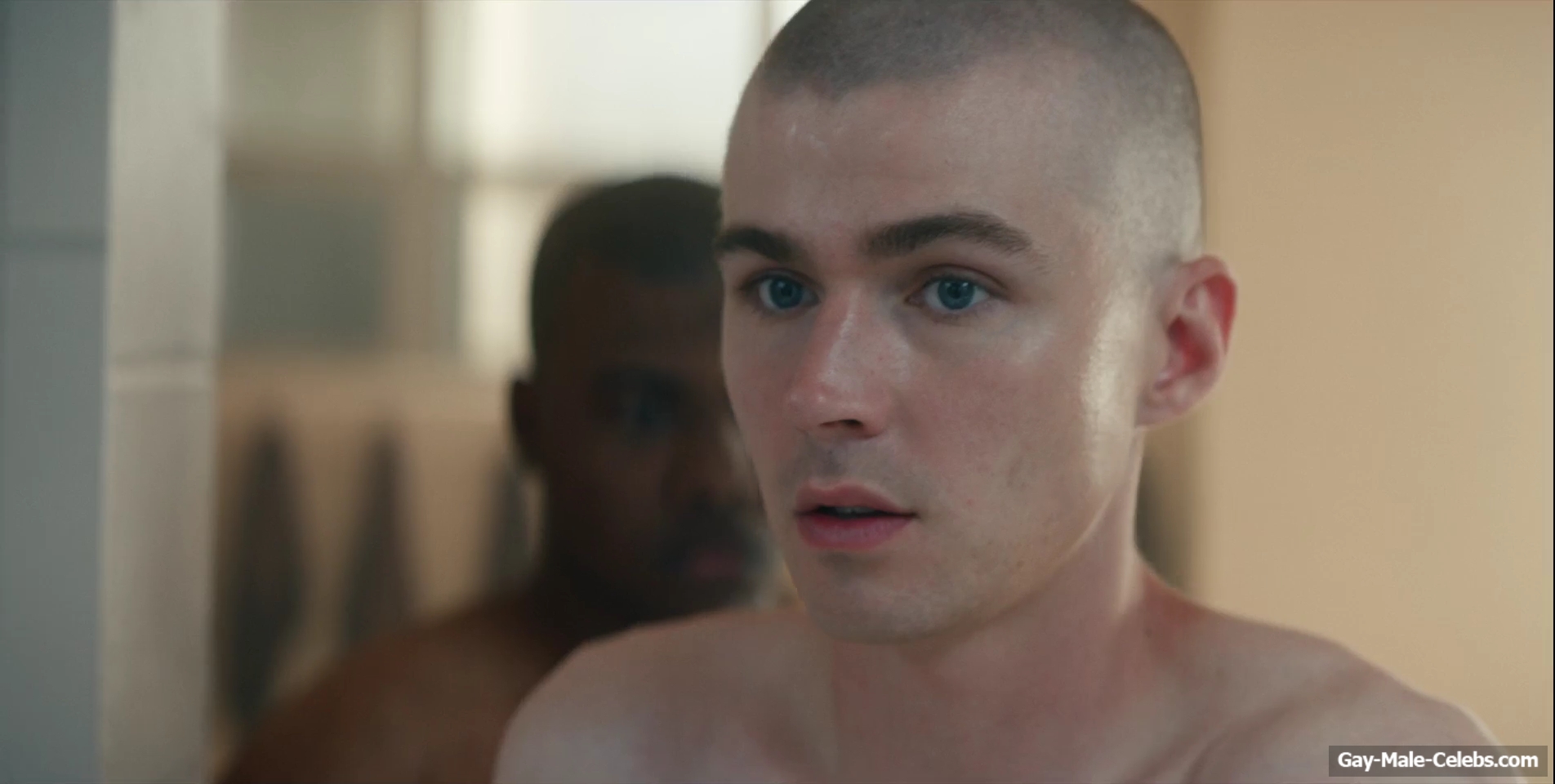 Miles Heizer nude shower in Boots