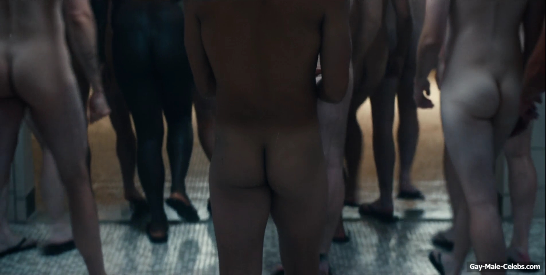 Miles Heizer nude shower in Boots