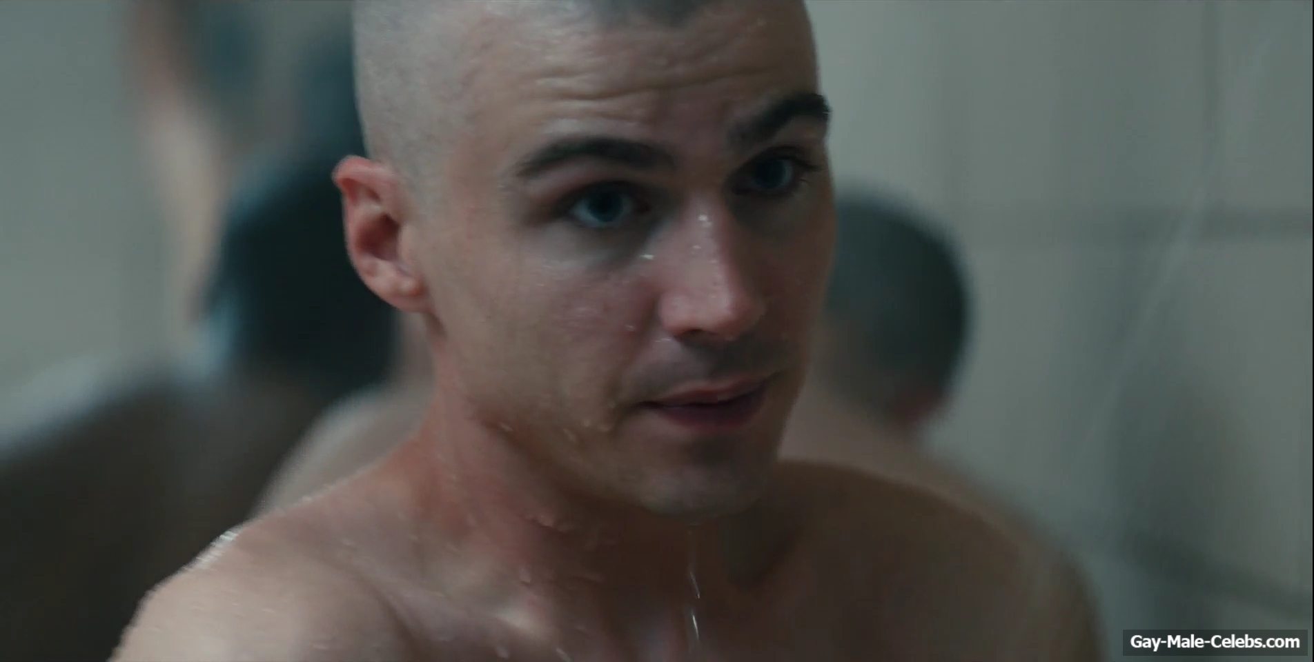 Miles Heizer nude shower in Boots