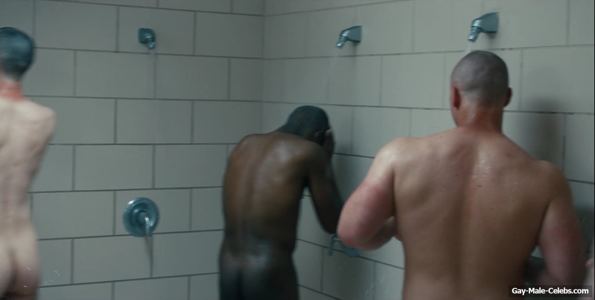 Miles Heizer nude shower in Boots