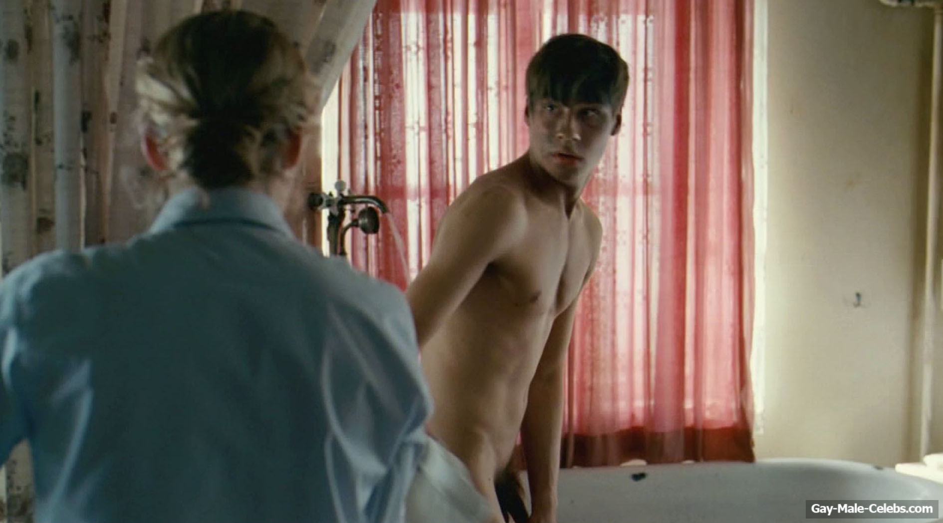 David Kross nude in The Reader