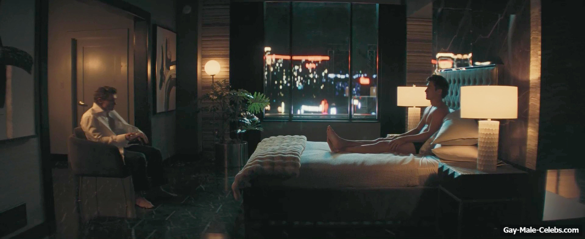 Hudson Williams nude in Heated Rivalry