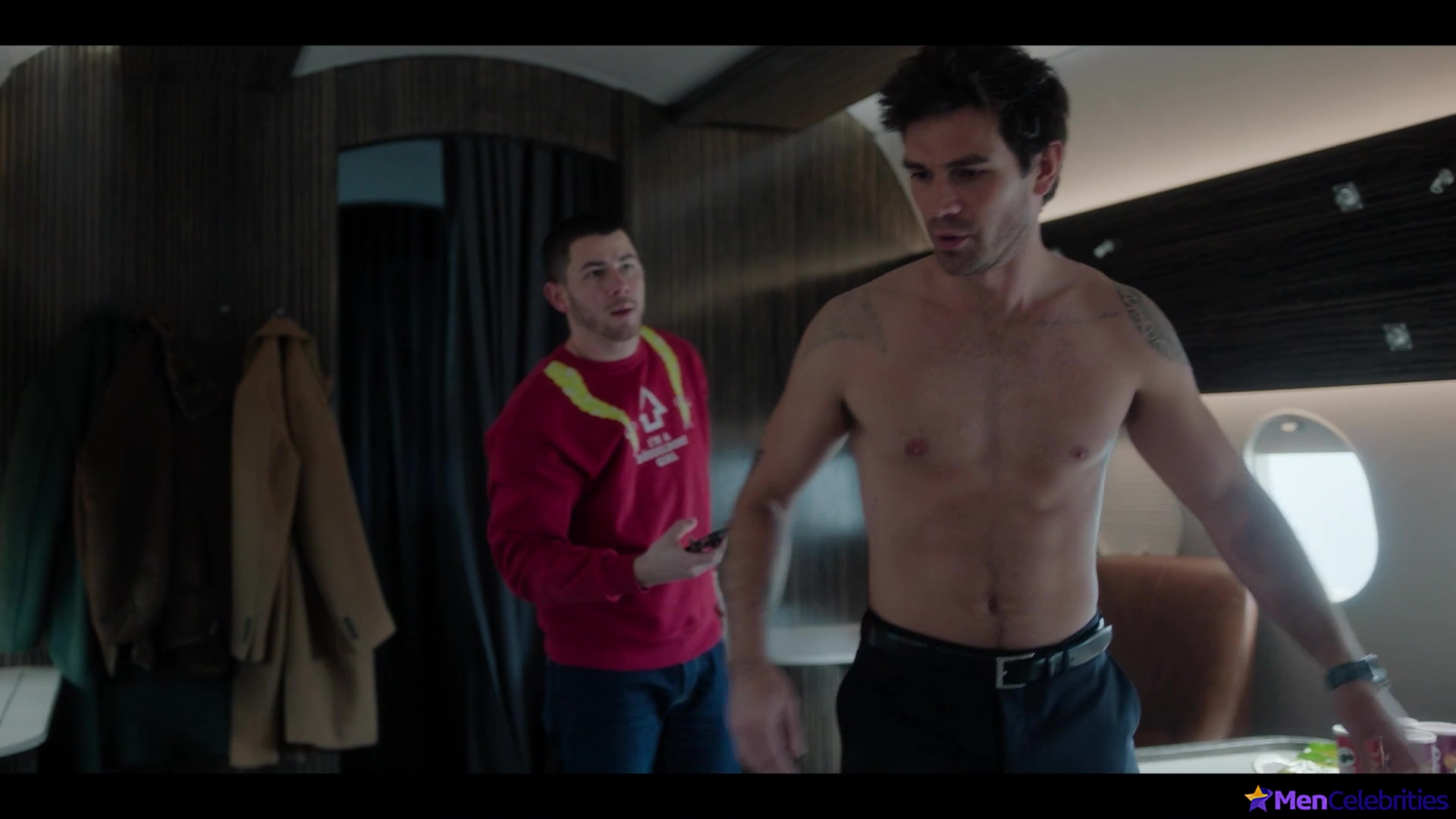 KJ Apa and Joe Jonas shirtless