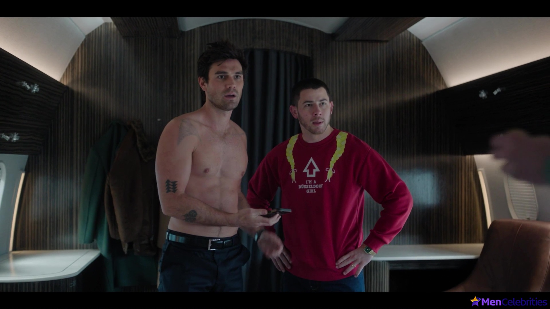 KJ Apa and Joe Jonas shirtless