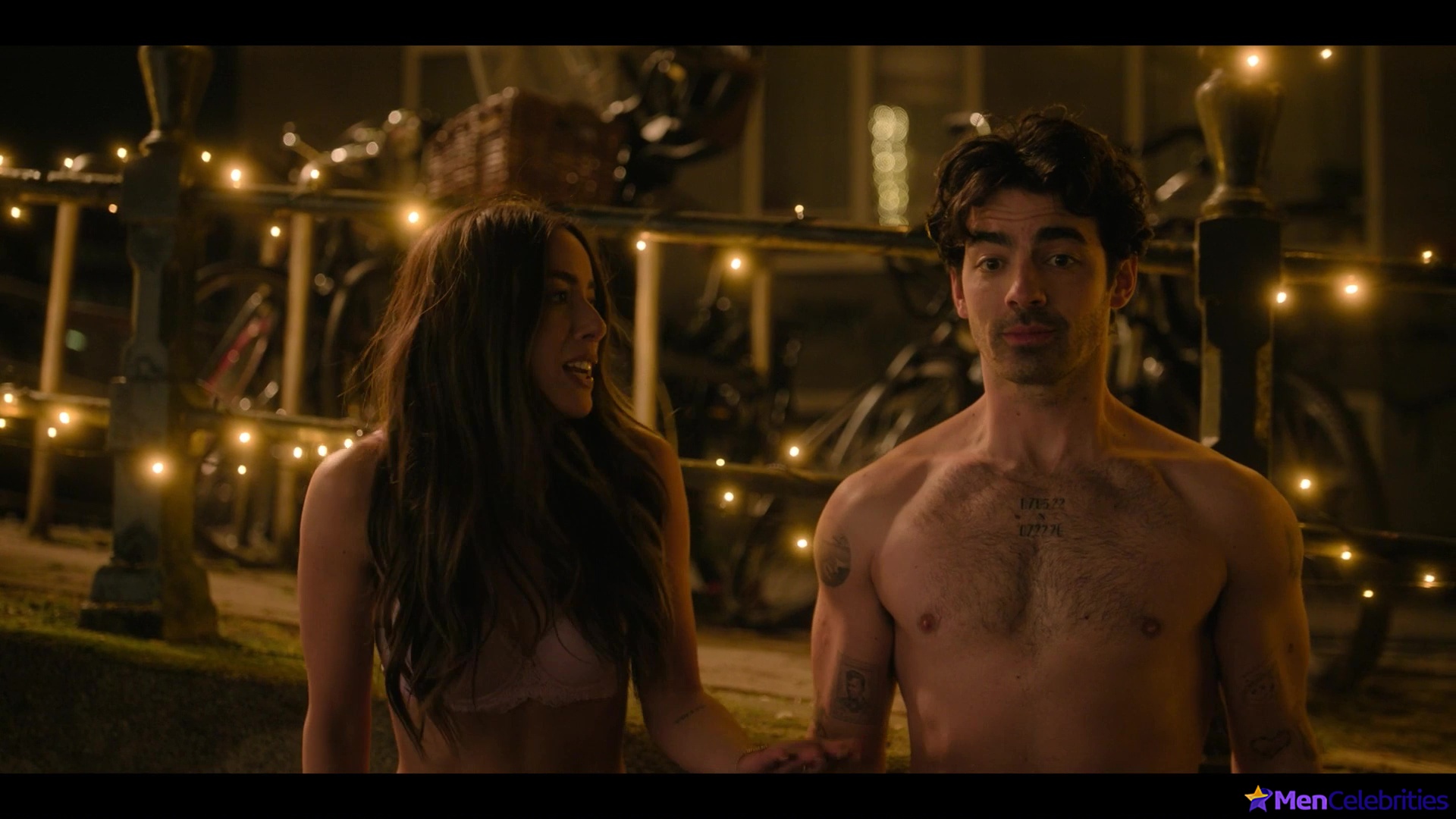 KJ Apa and Joe Jonas shirtless