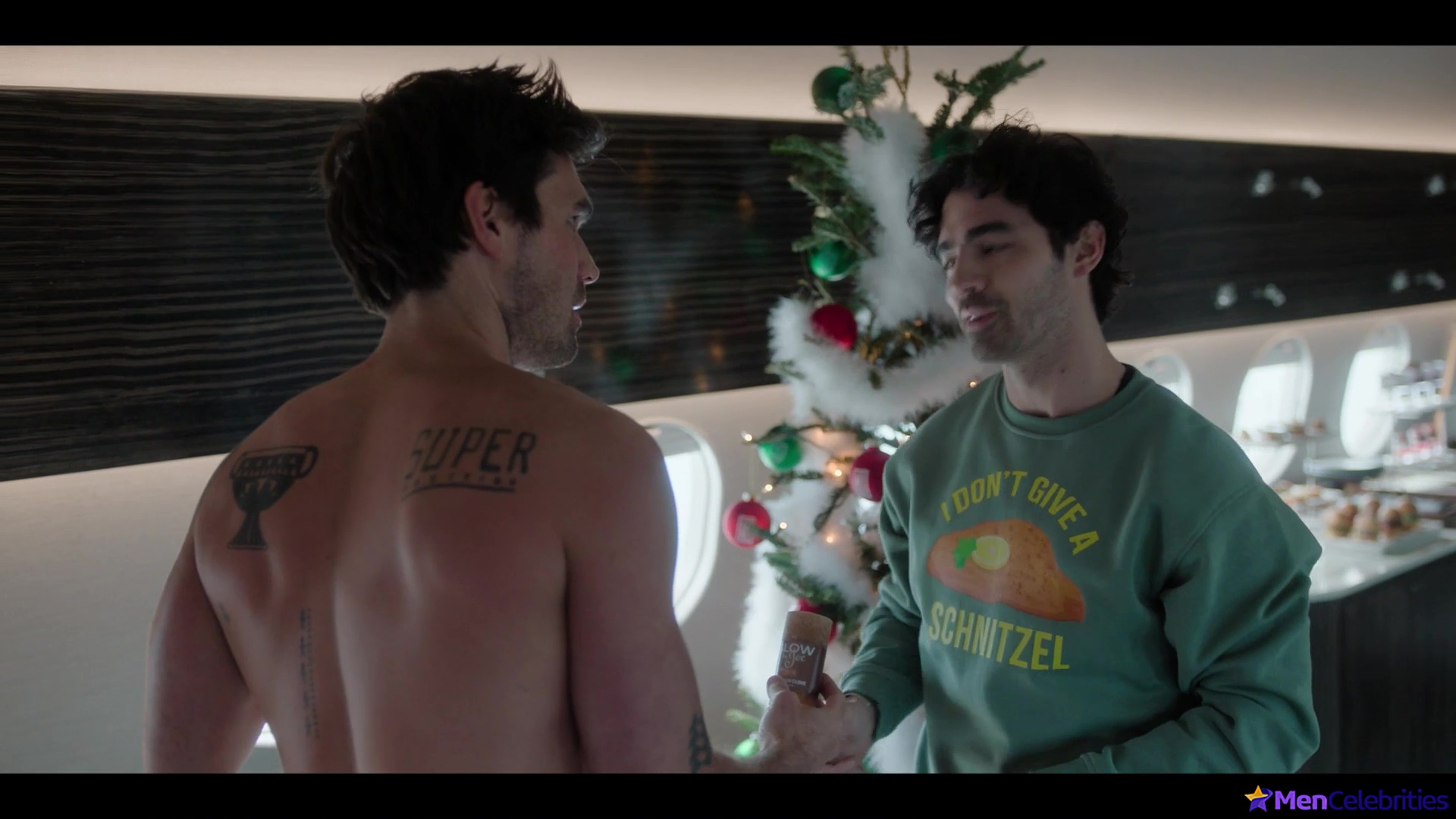 KJ Apa and Joe Jonas shirtless