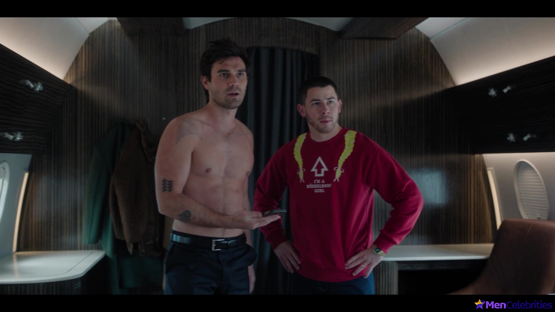 KJ Apa and Joe Jonas shirtless