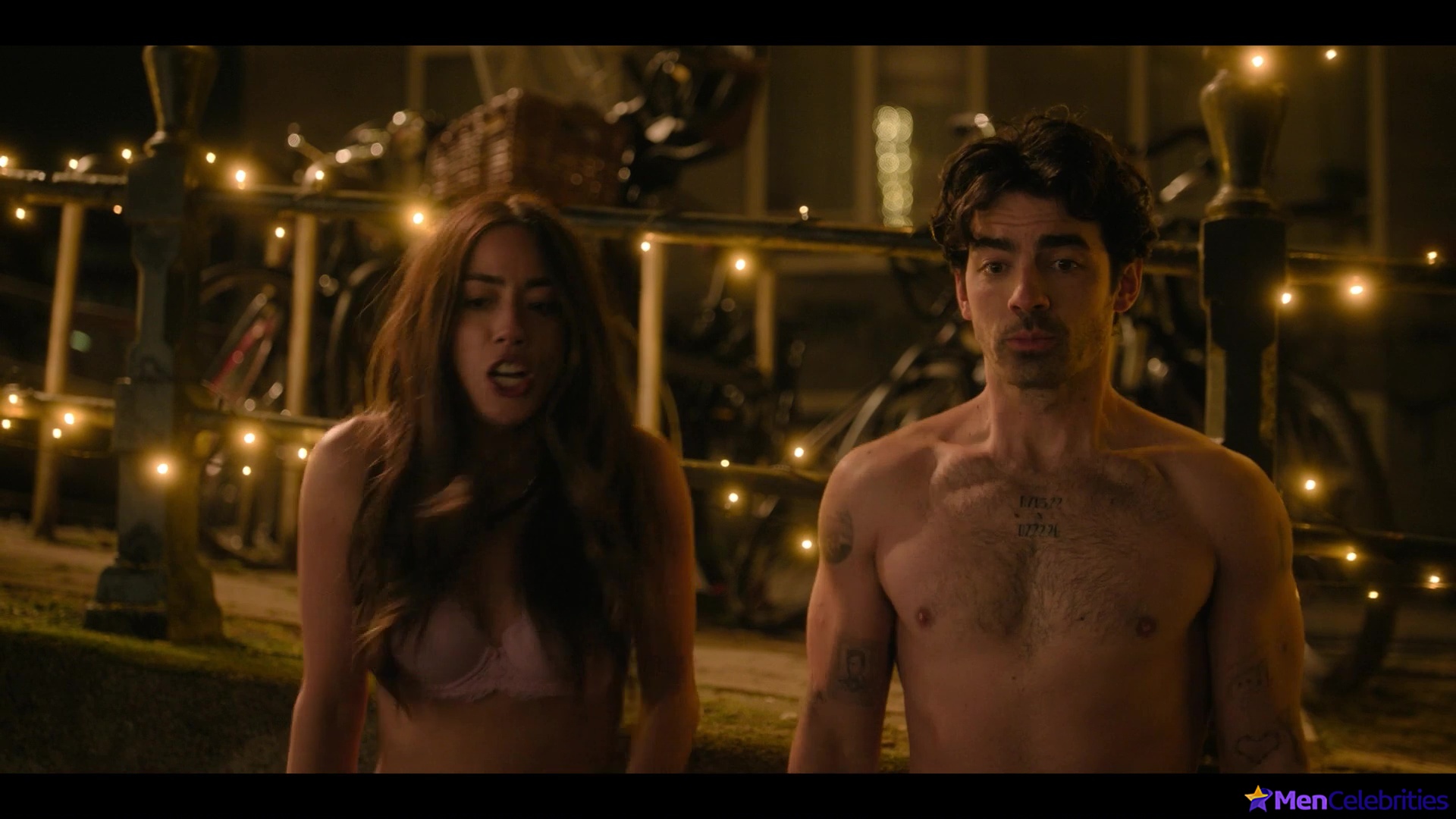KJ Apa and Joe Jonas shirtless