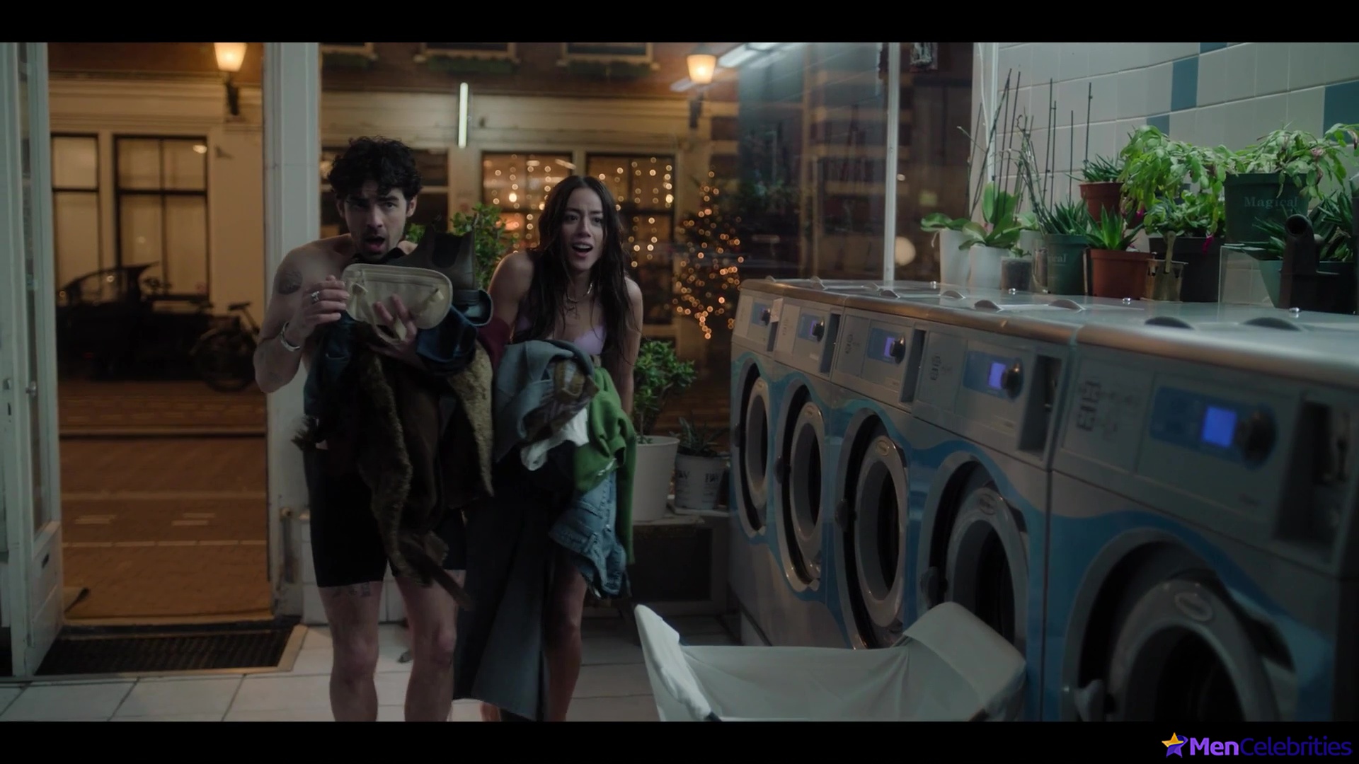 KJ Apa and Joe Jonas shirtless