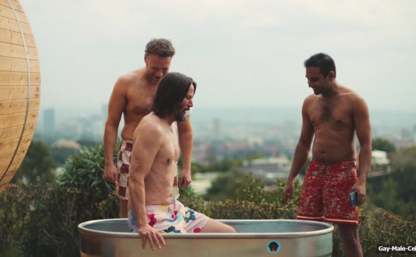 Keanu Reeves Shirtless And Still Sexy in Good Fortune