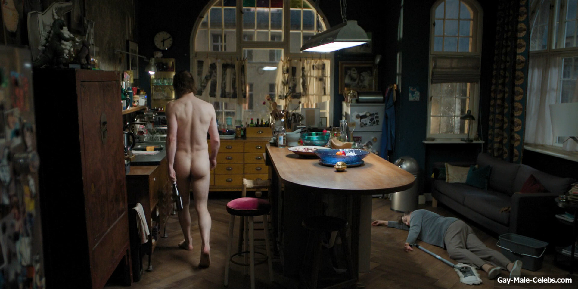 Lars Eidinger Frontal Nude in The Light