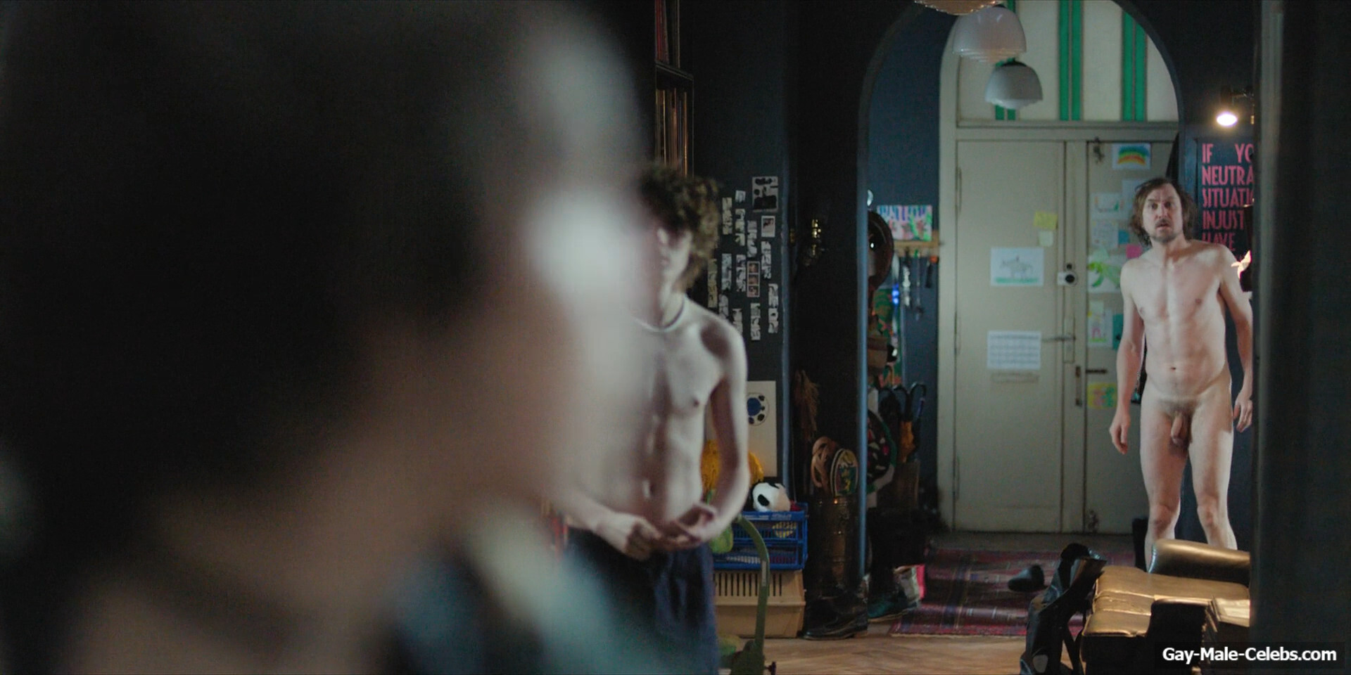 Lars Eidinger Frontal Nude in The Light