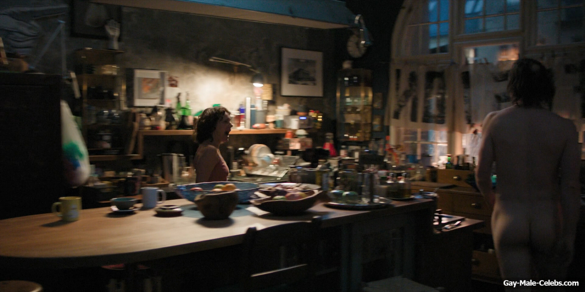 Lars Eidinger Frontal Nude in The Light